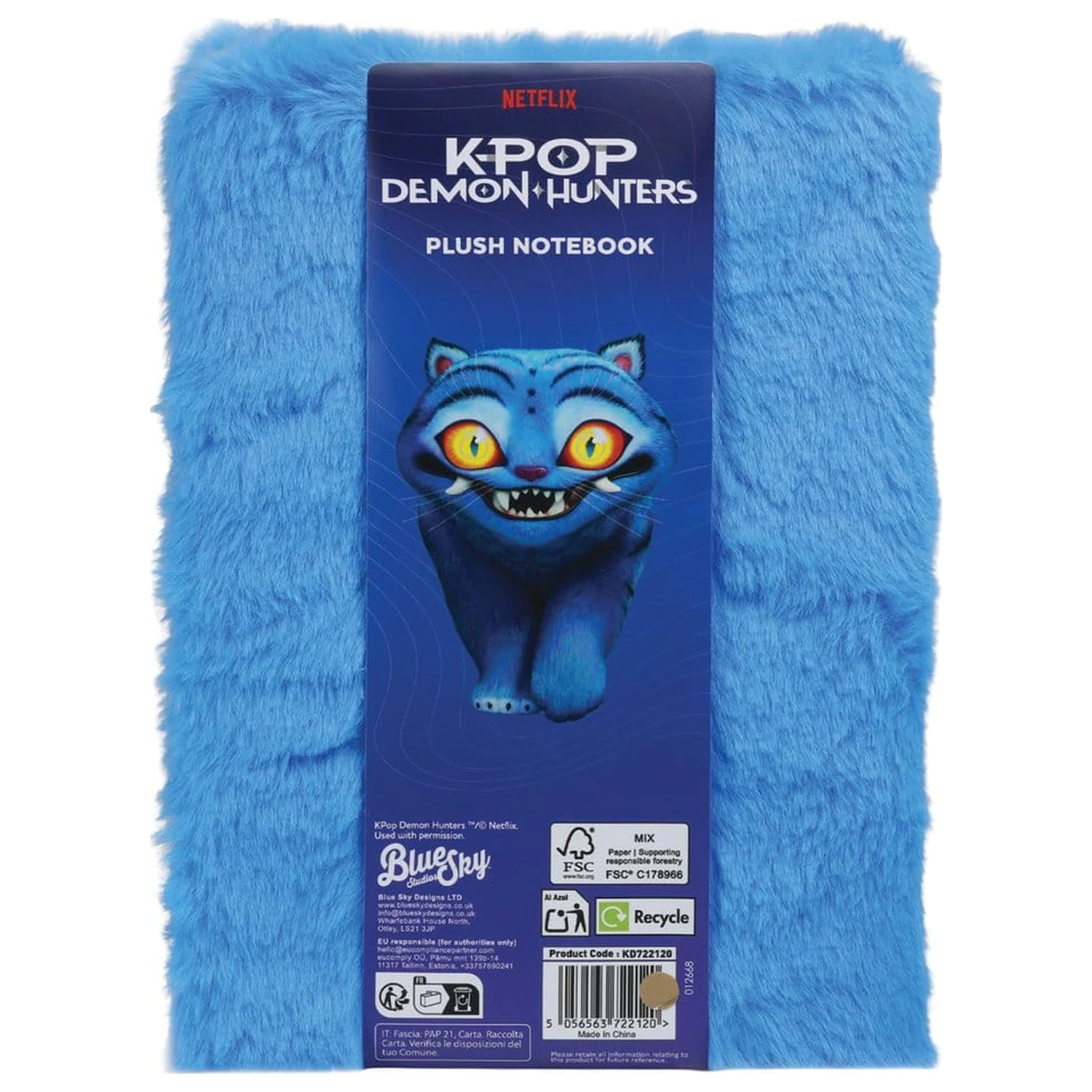 KPop Demon Hunters A5 Notizbuch Derpy Plüsch Produktfoto