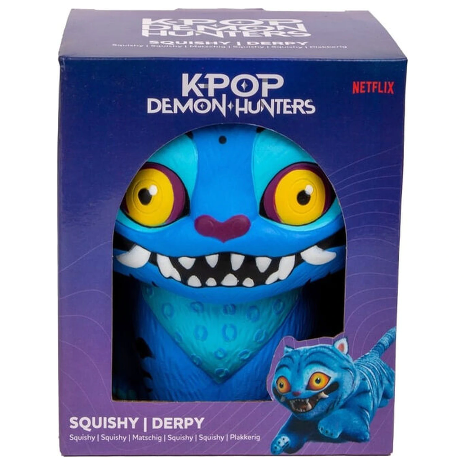 KPop Demon Hunters Derpy Squishy Figur Produktfoto