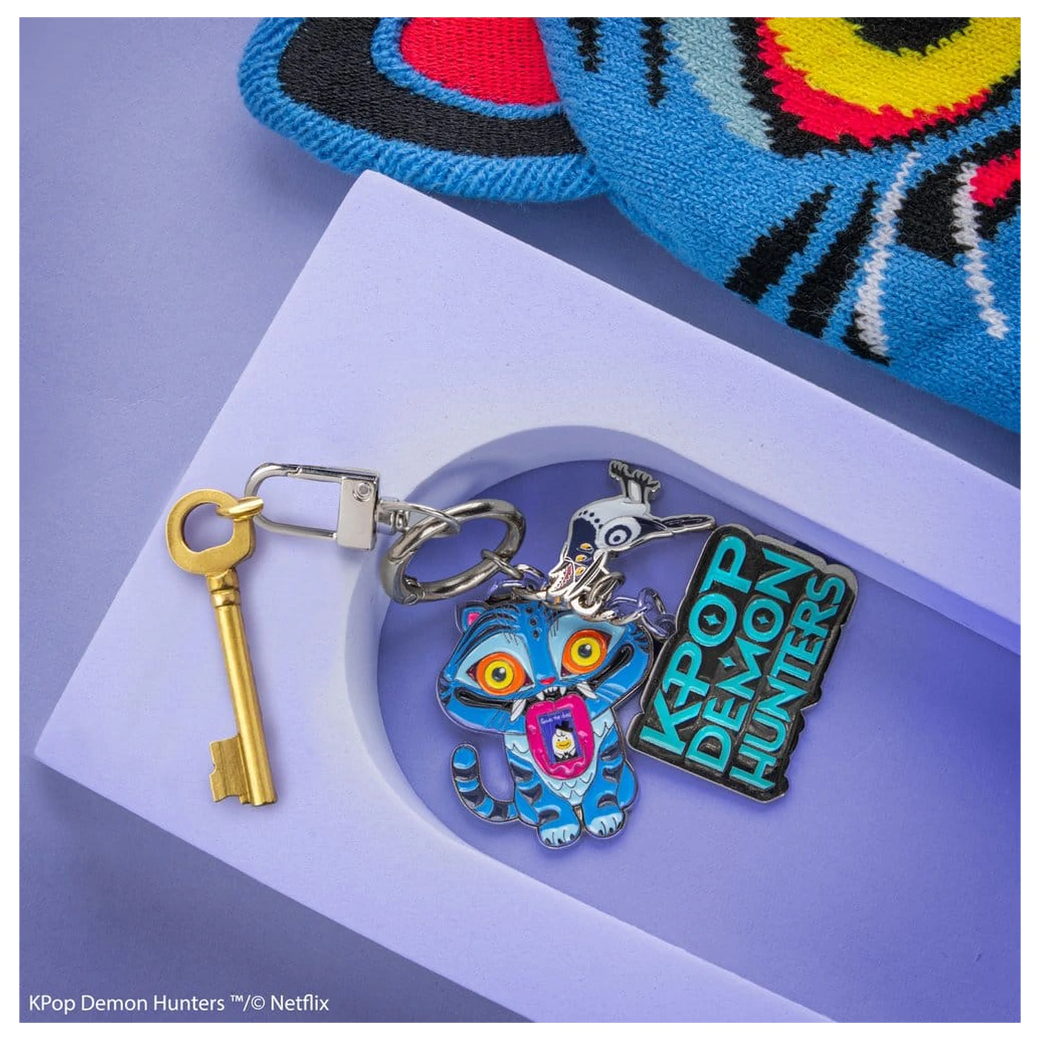 KPop Demon Hunters Charm Schlüsselanhänger Derpy & Sussie Produktfoto
