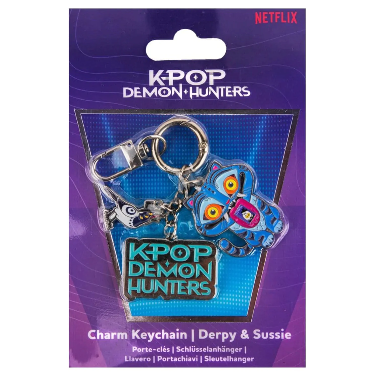 KPop Demon Hunters Charm Schlüsselanhänger Derpy & Sussie Produktfoto
