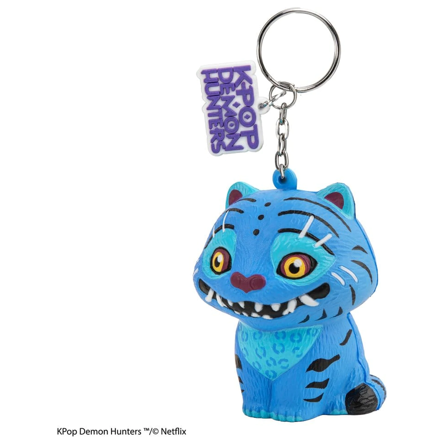 KPop Demon Hunters weicher Schlüsselanhänger Derpy Tiger Produktfoto