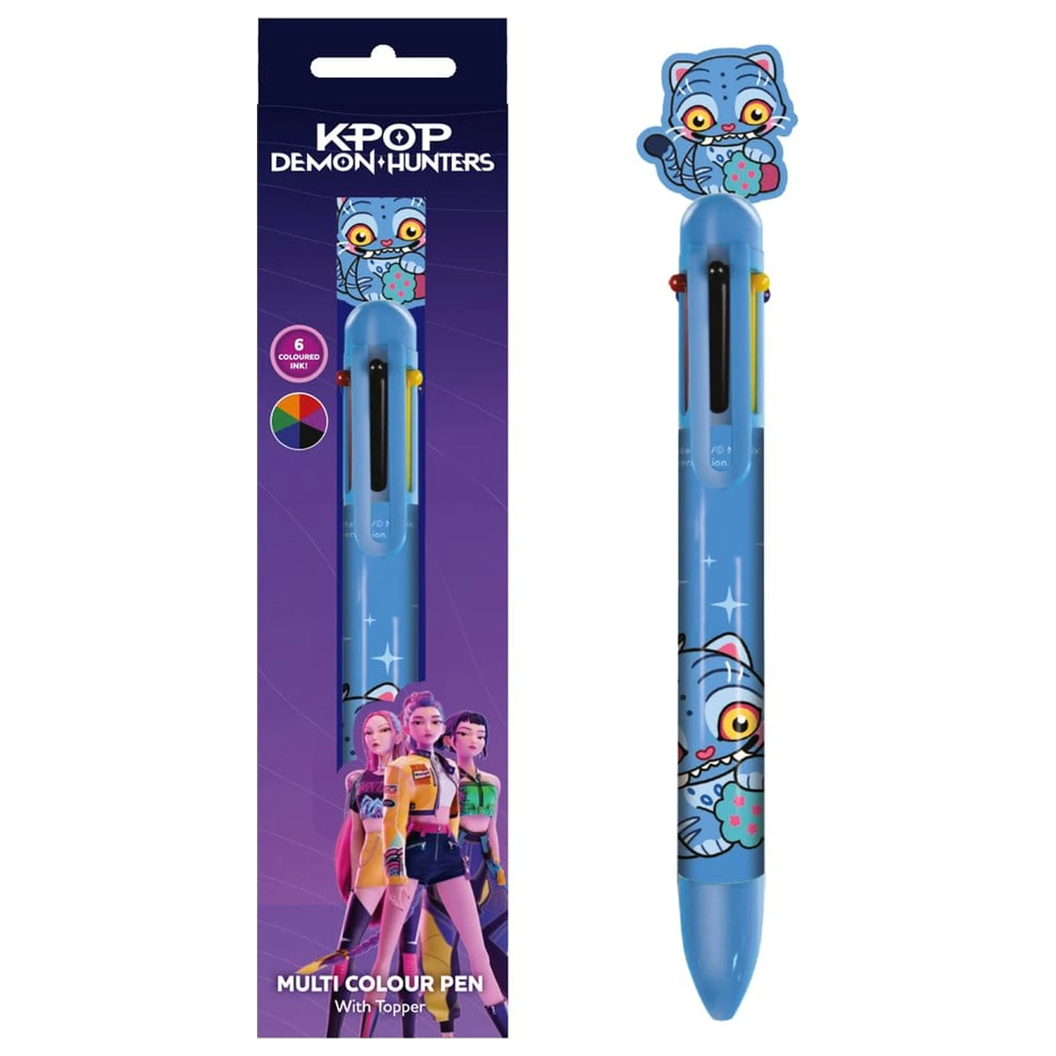 KPop Demon Hunters Mehrfarbiger Stift Derpy Tiger Produktfoto