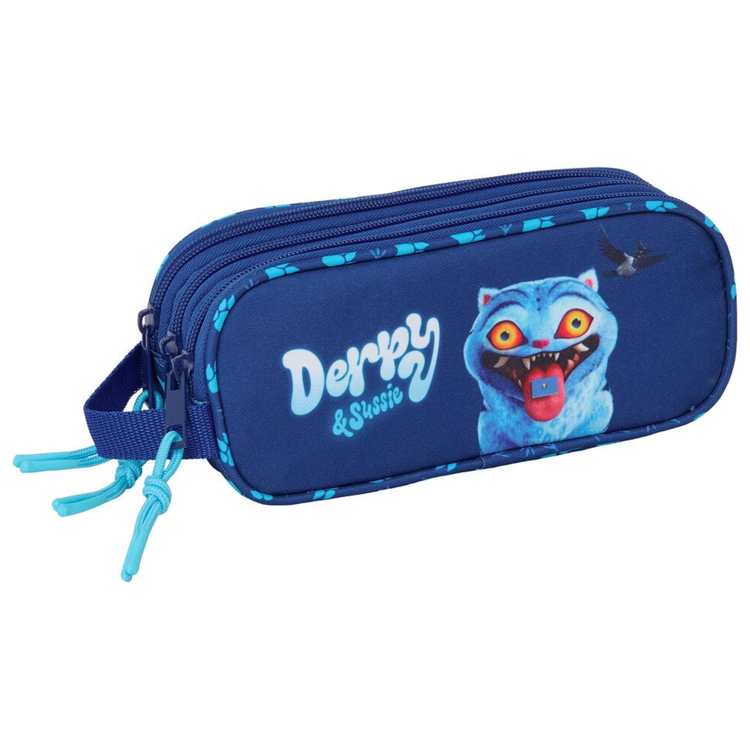 Kpop Demon Hunters Derpy dreifaches Federmäppchen Produktfoto
