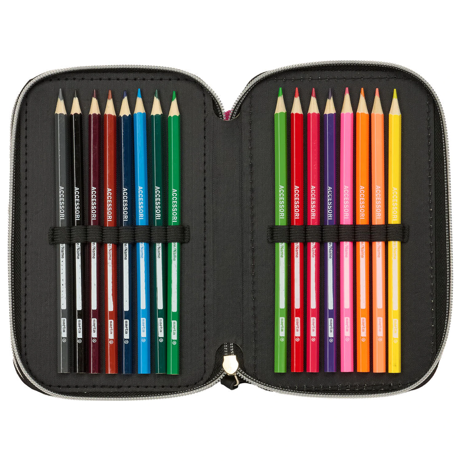 Demon Hunters Kpop Energy dreifaches Federmäppchen 37-teilig Produktfoto