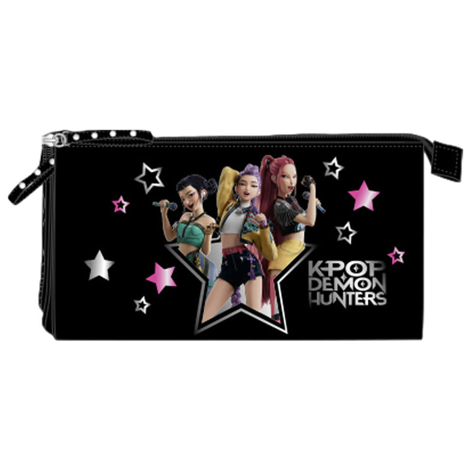 Kpop Demon Hunters Energy Dreifach-Federmäppchen Produktfoto