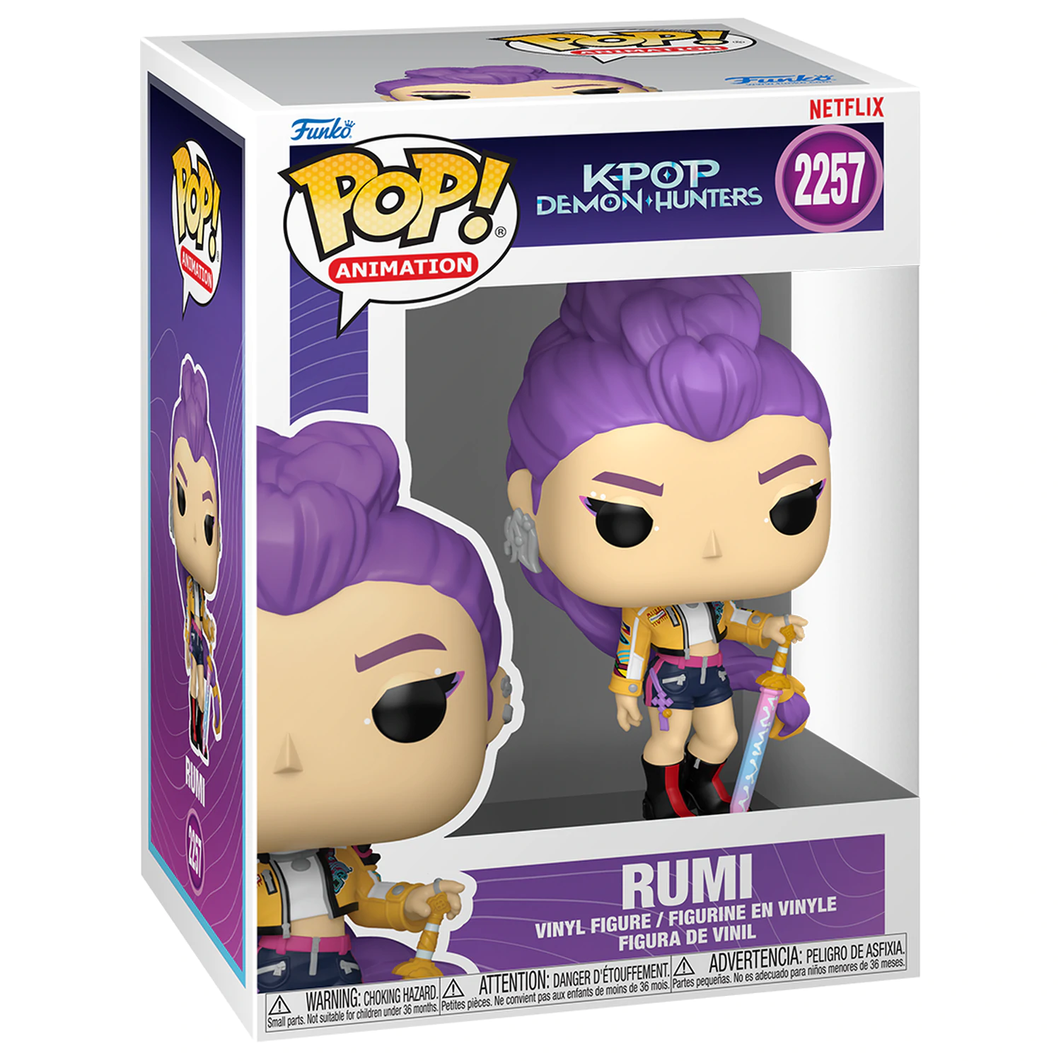 KPop Demon Hunters Funko POP! Animation Vinyl Figur Rumi 9 cm Produktfoto