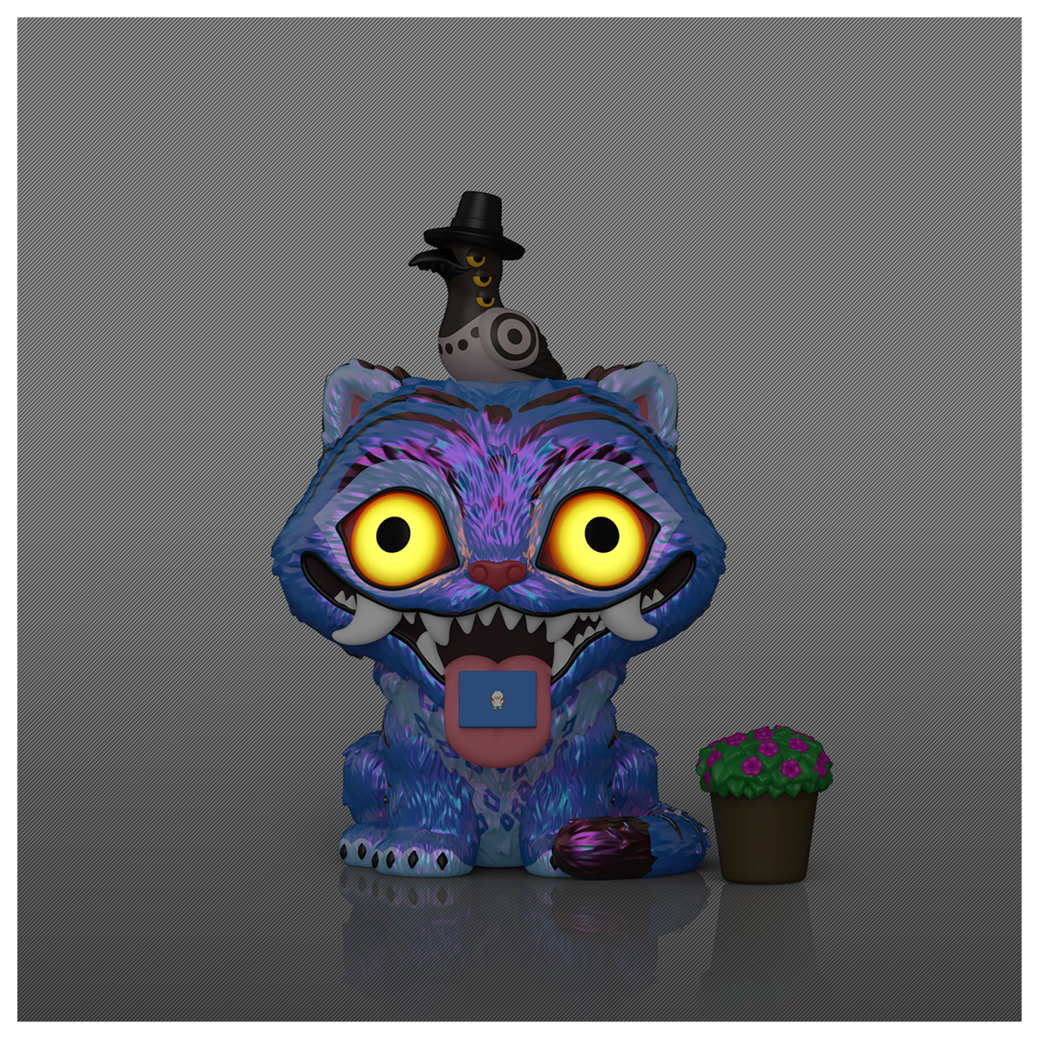 KPop Demon Hunters Funko POP! Animation Vinyl Figur Tiger w/Bird 9 cm Produktfoto