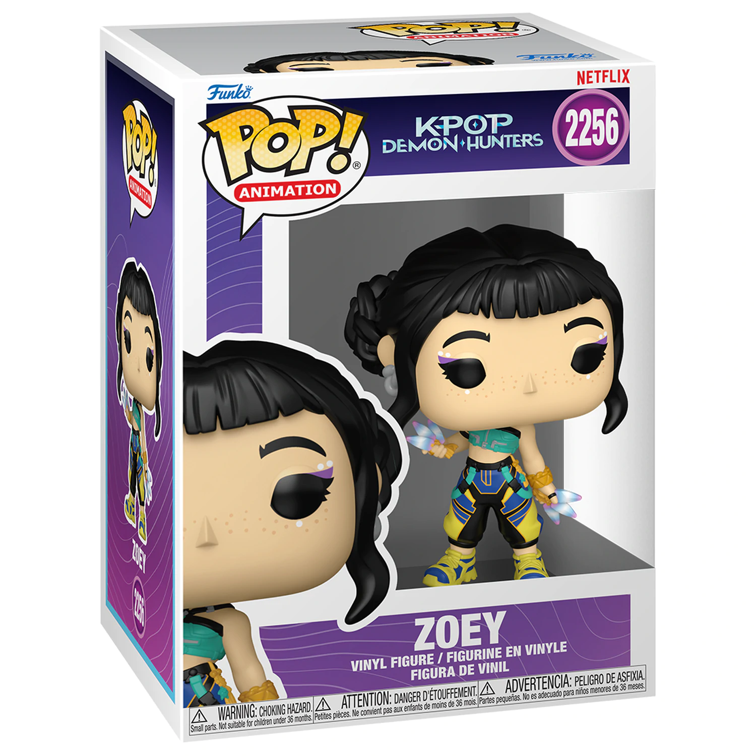 KPop Demon Hunters Funko POP! Animation Vinyl Figur Zoey 9 cm Produktfoto