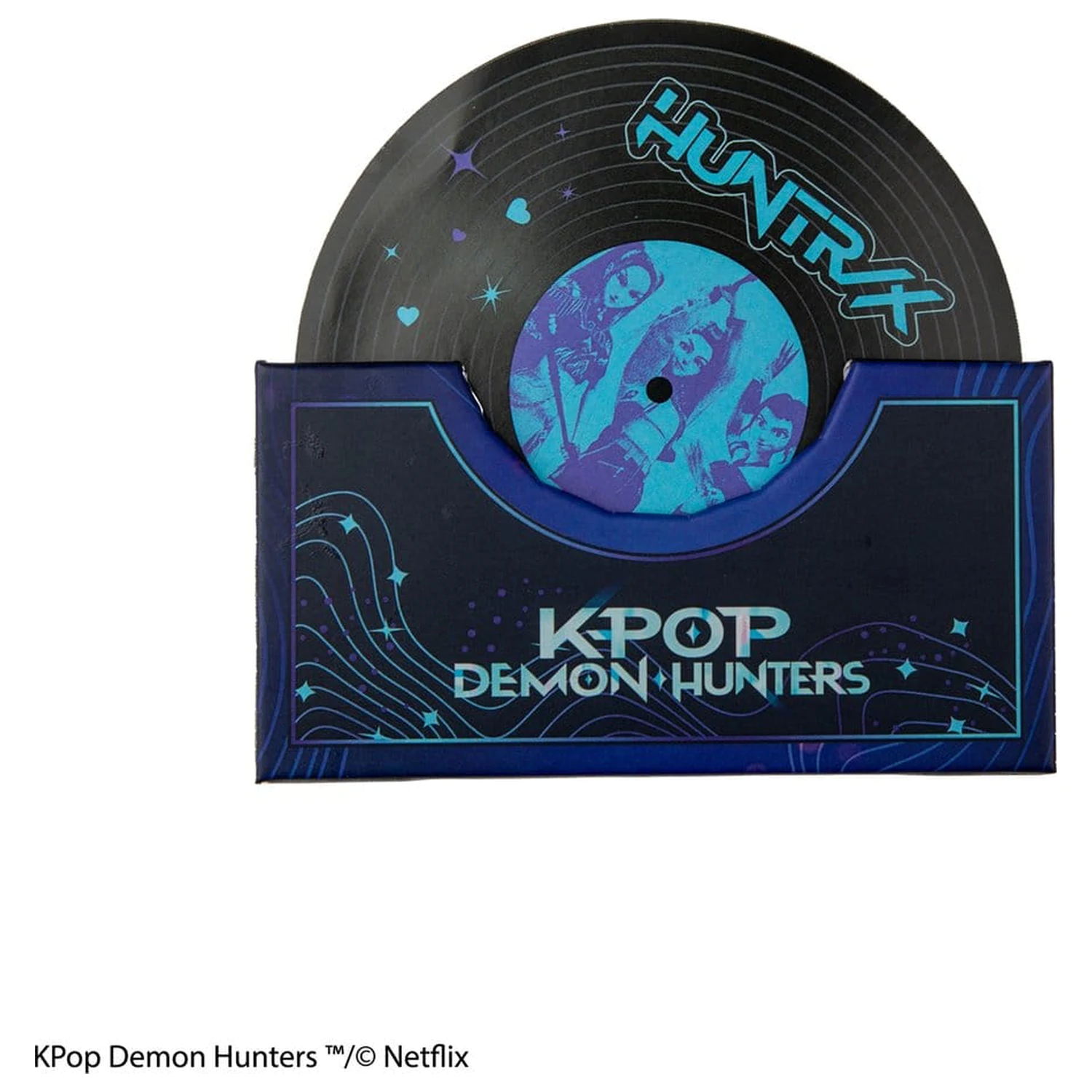 KPop Demon Hunters Set aus 4 Untersetzer Hunters & Demons Soundtrack Produktfoto