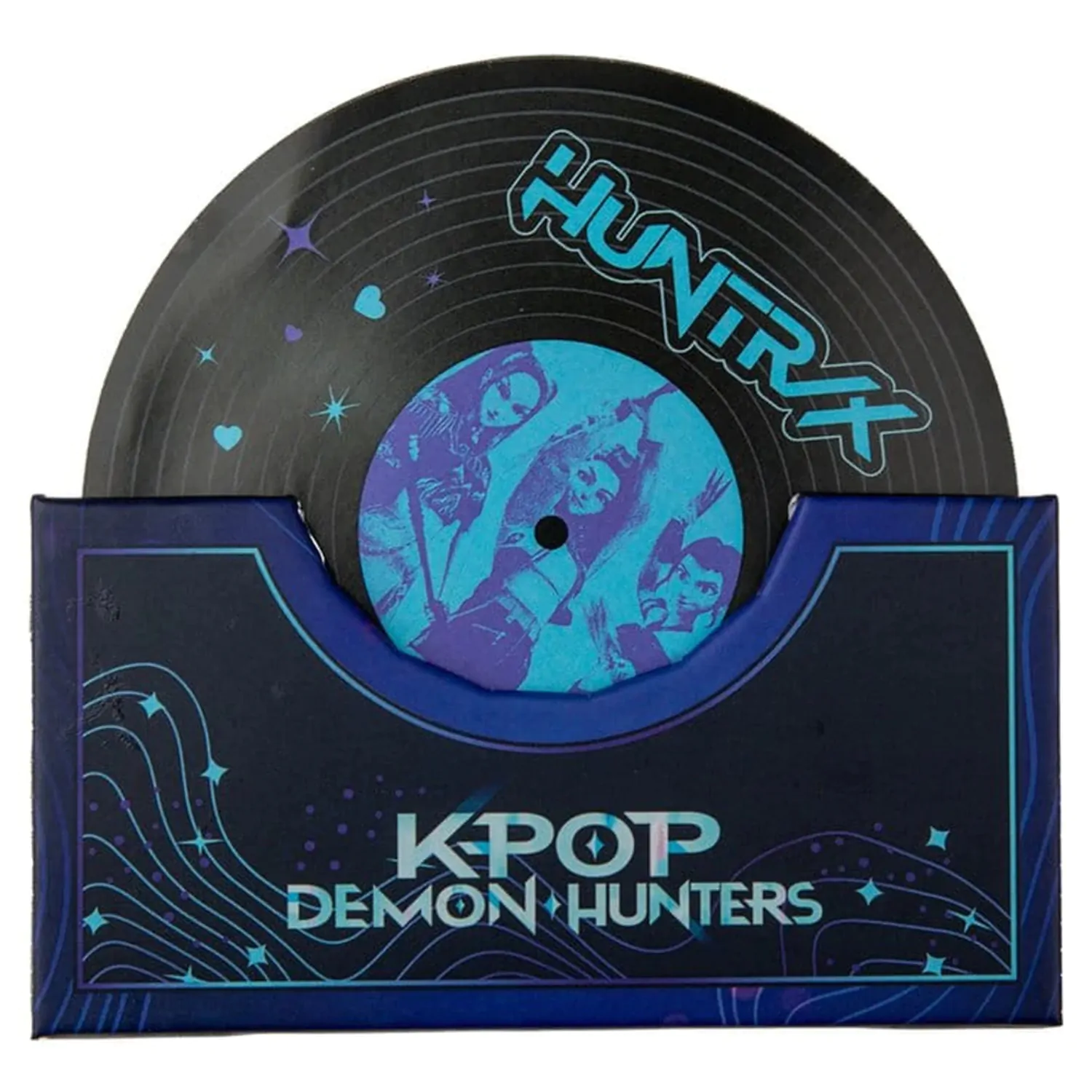 KPop Demon Hunters Set aus 4 Untersetzer Hunters & Demons Soundtrack Produktfoto