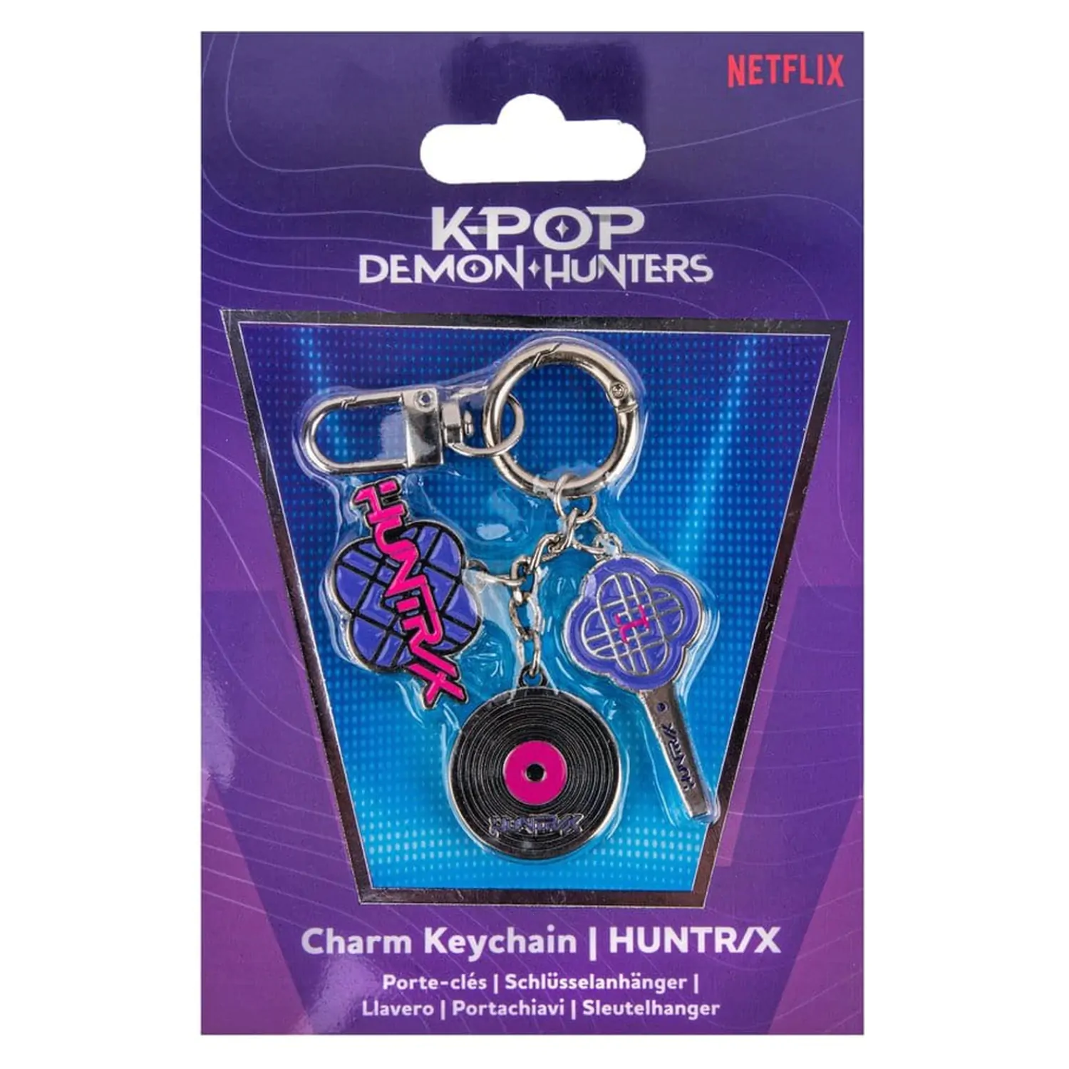 KPop Demon Hunters Charm Schlüsselanhänger HUNTR/X Produktfoto