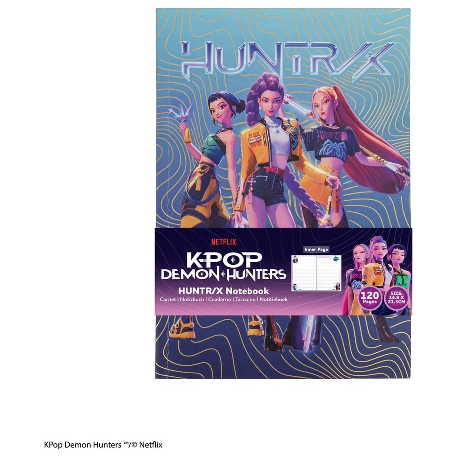 KPop Demon Hunters Notizbuch HUNTR/X Produktfoto