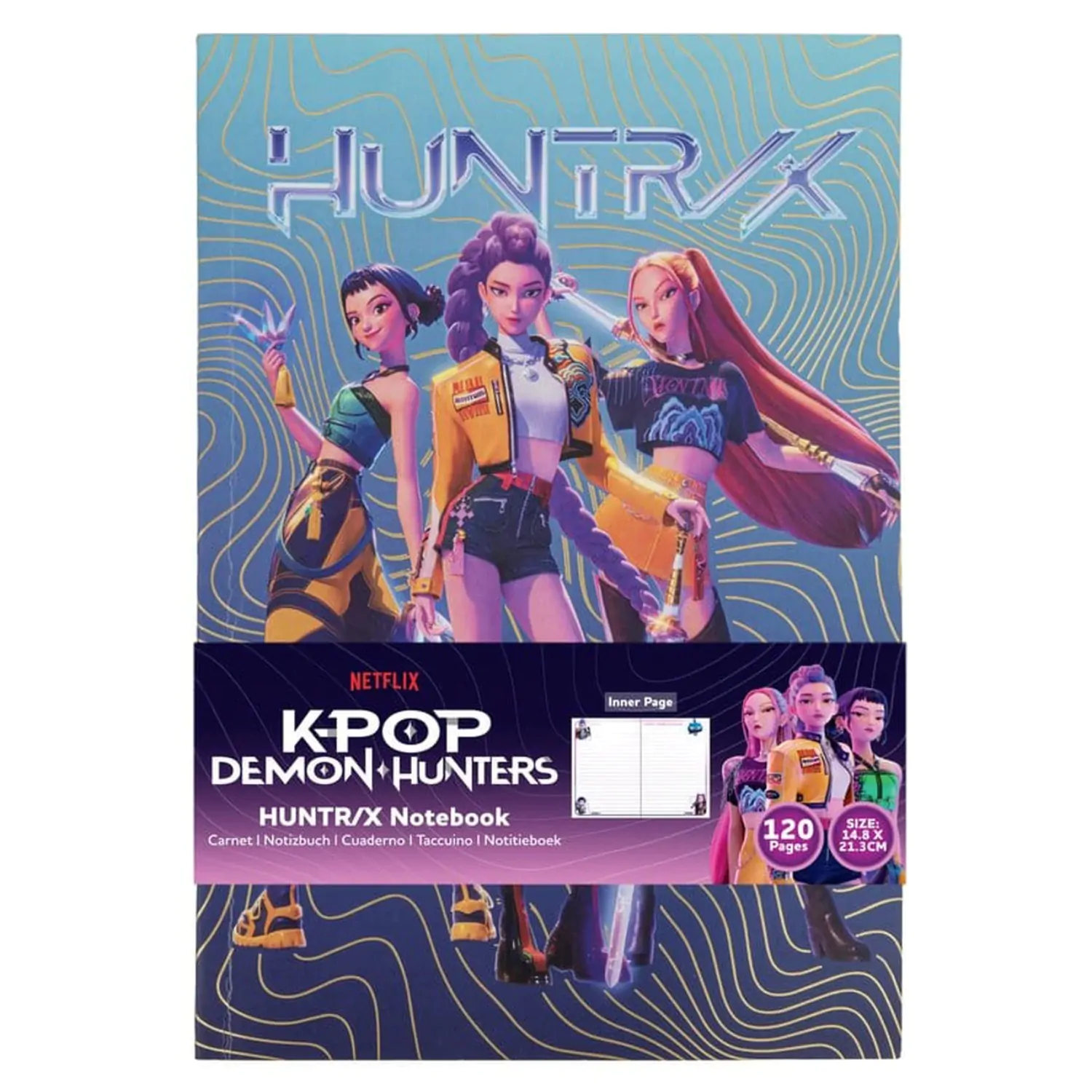 KPop Demon Hunters Notizbuch HUNTR/X Produktfoto