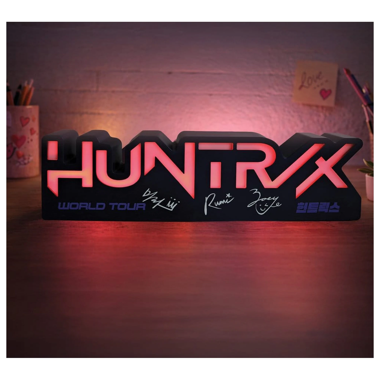 KPop Demon Hunters Lampe Jäger/x Logo Produktfoto