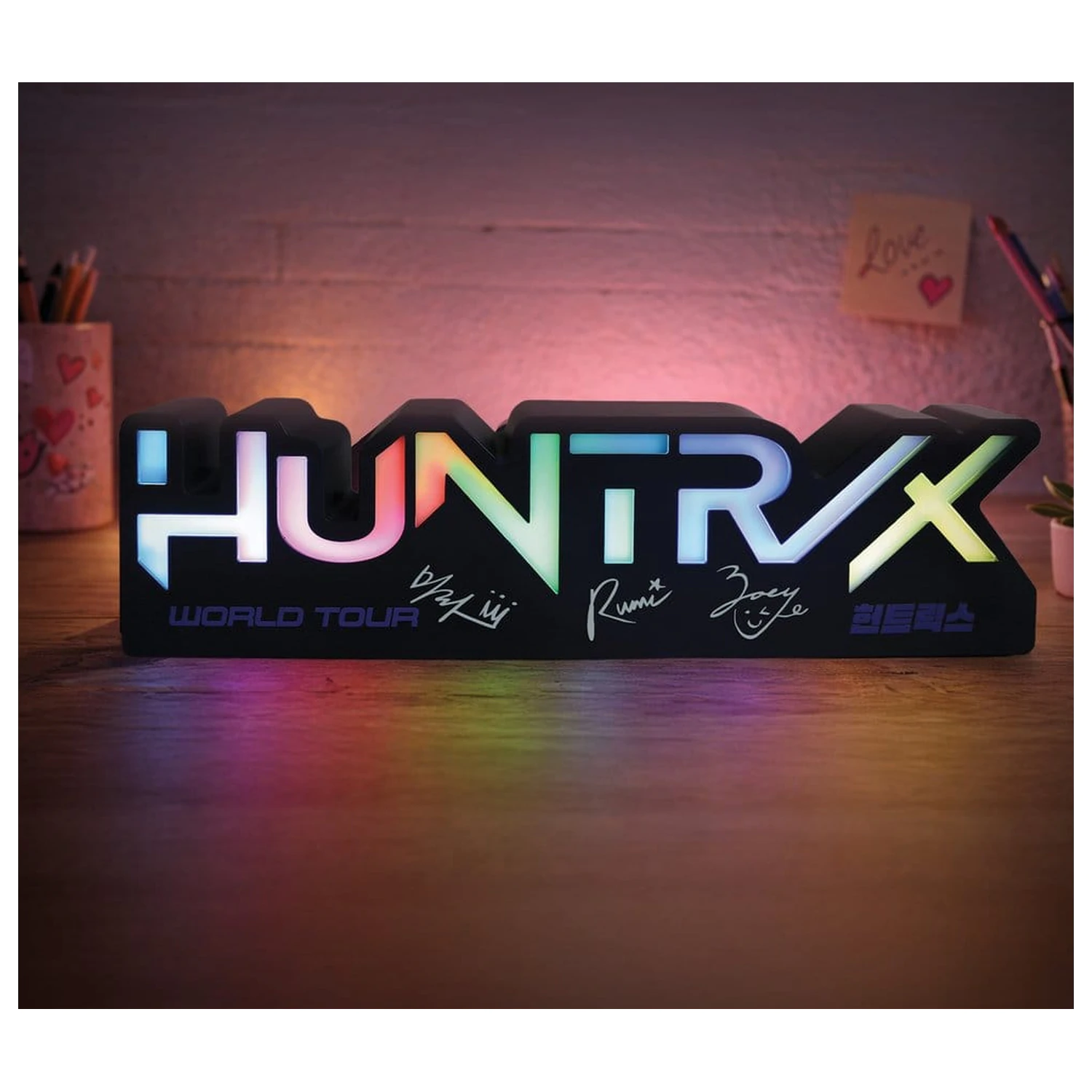 KPop Demon Hunters Lampe Jäger/x Logo Produktfoto