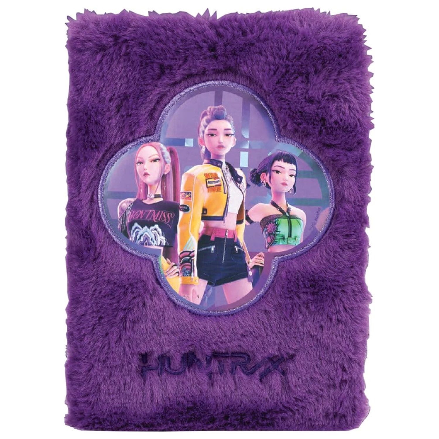 KPop Demon Hunters A5 Notizbuch Huntr/x Plüschtier Produktfoto