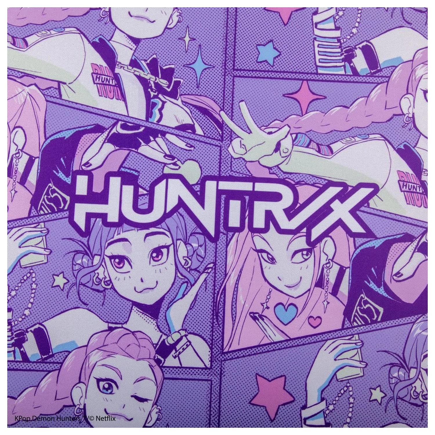 KPop Demon Hunters Schreibtischunterlage HUNTR/X XL Produktfoto
