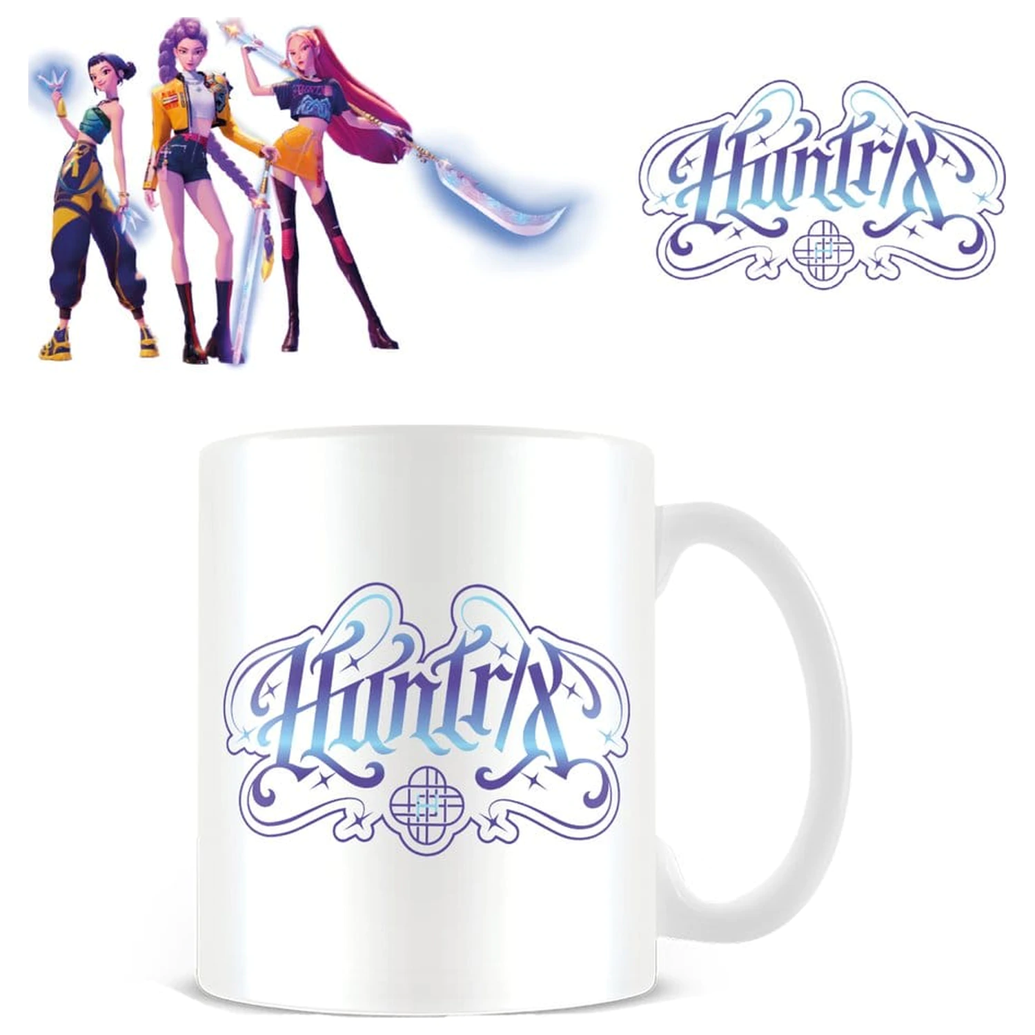 KPop Demon Hunters Tasse Huntrix Gruppe Weiß Produktfoto