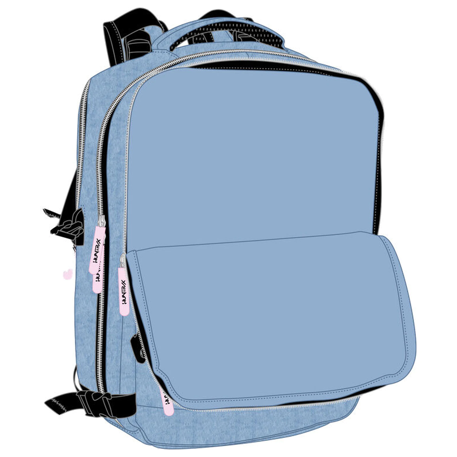 Kpop Demon Hunters Huntrix Kabine Reiserucksack 44cm Produktfoto