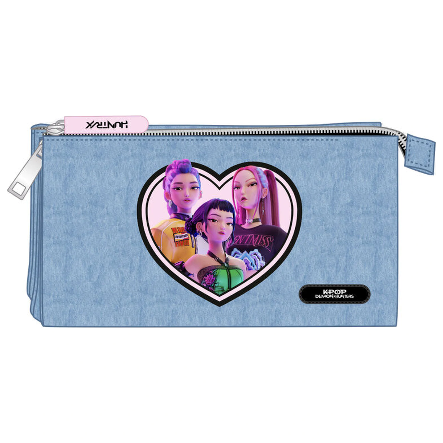 Kpop Demon Hunters Huntrix Dreifach Federmappe Produktfoto