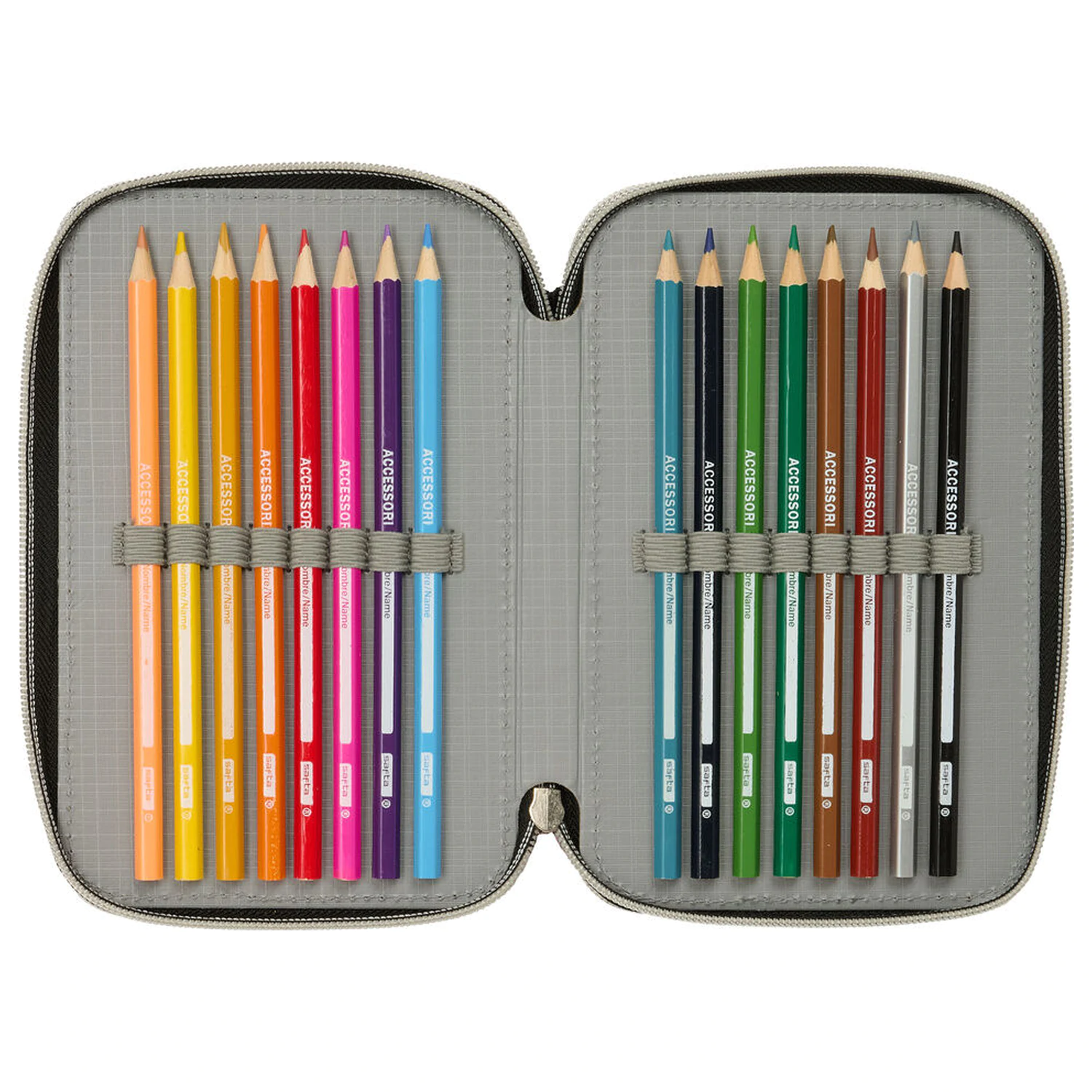 Kpop Demon Hunters Huntrix dreifaches Federpennal 37-teilig Produktfoto