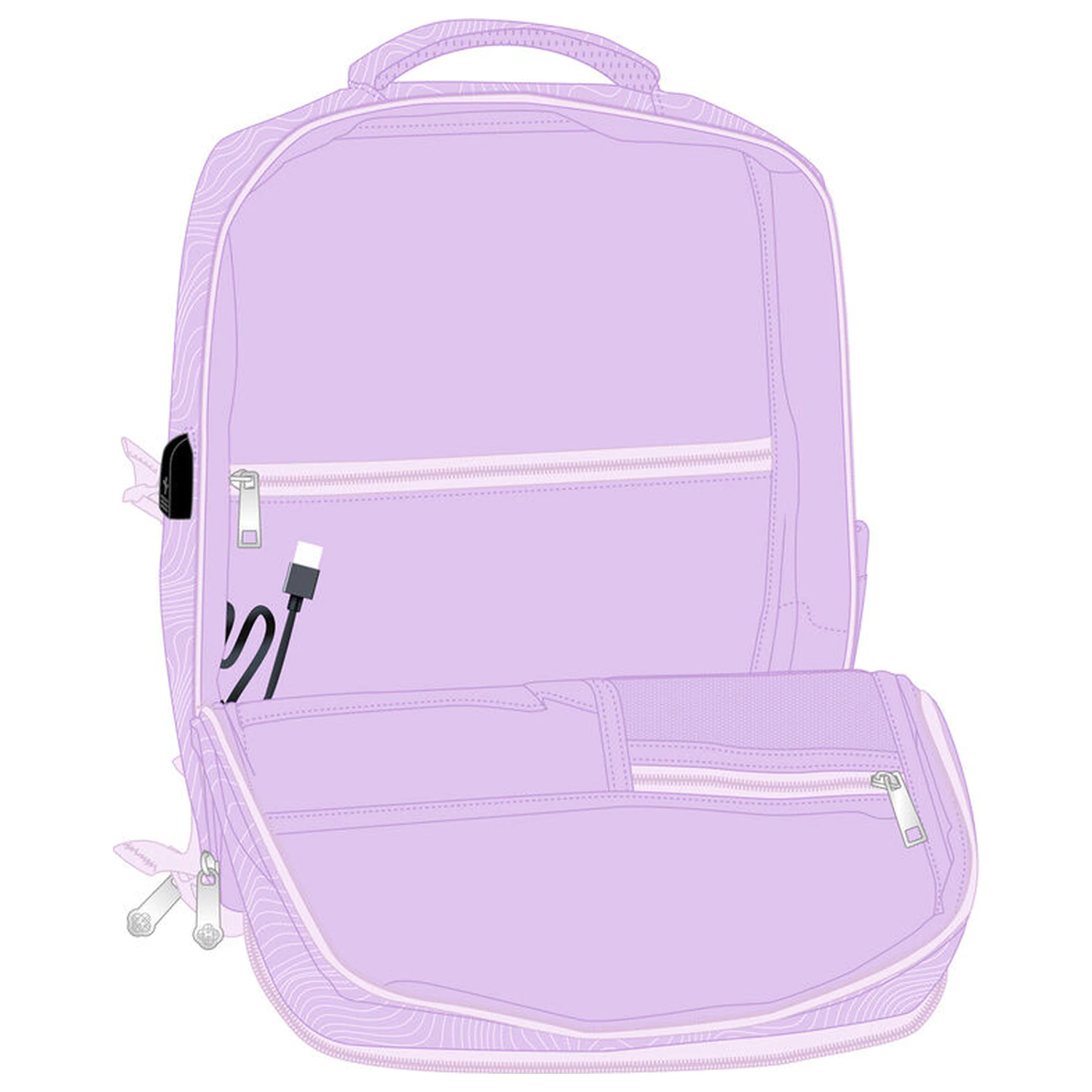 Demon Hunters Kpop Iconic Cabin Reiserucksack 44cm Produktfoto