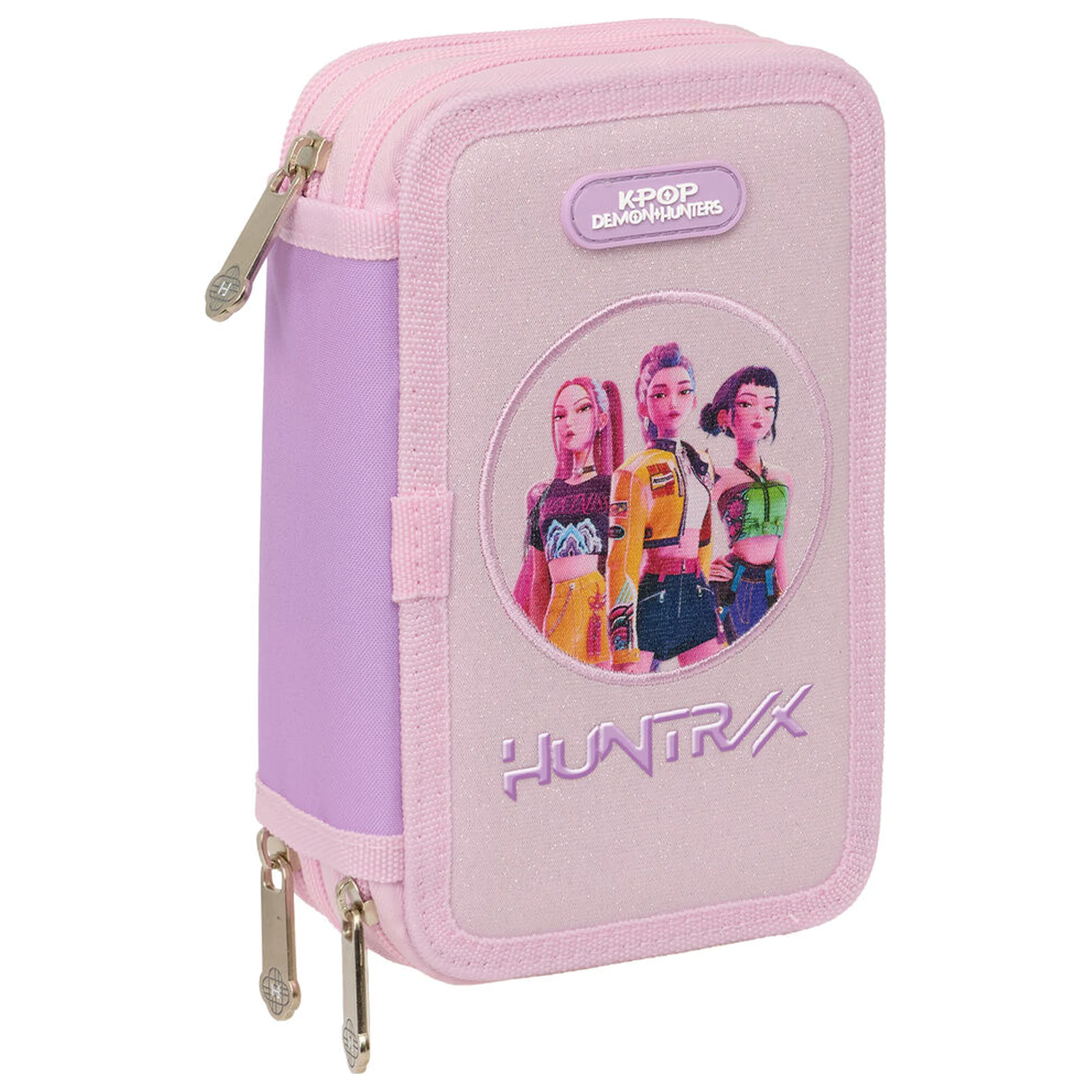 Kpop Demon Hunters Iconic dreifach Federmäppchen 37-teilig Produktfoto
