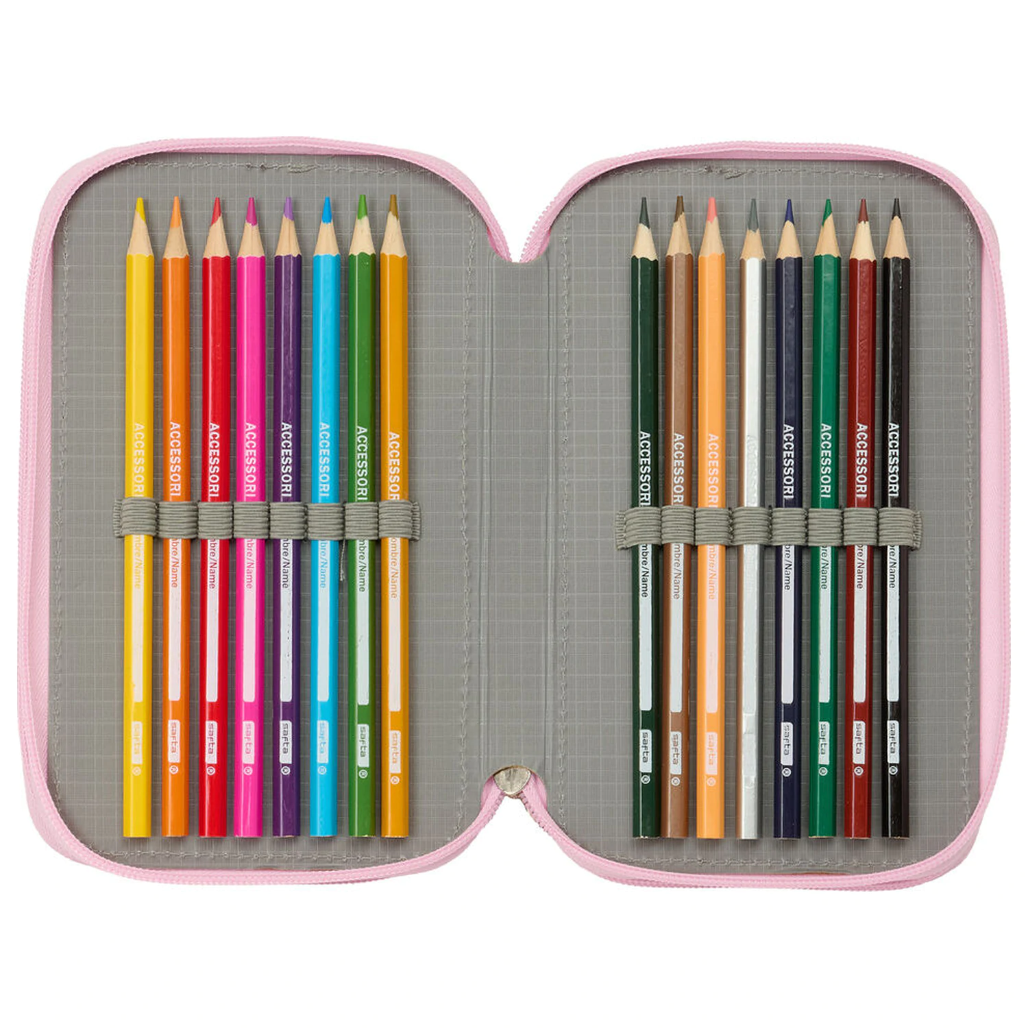 Kpop Demon Hunters Iconic dreifach Federmäppchen 37-teilig Produktfoto