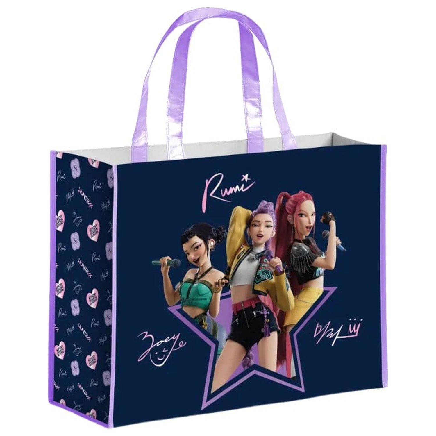 KPOP Demon Hunters Einkaufstasche Idols Signature Produktfoto