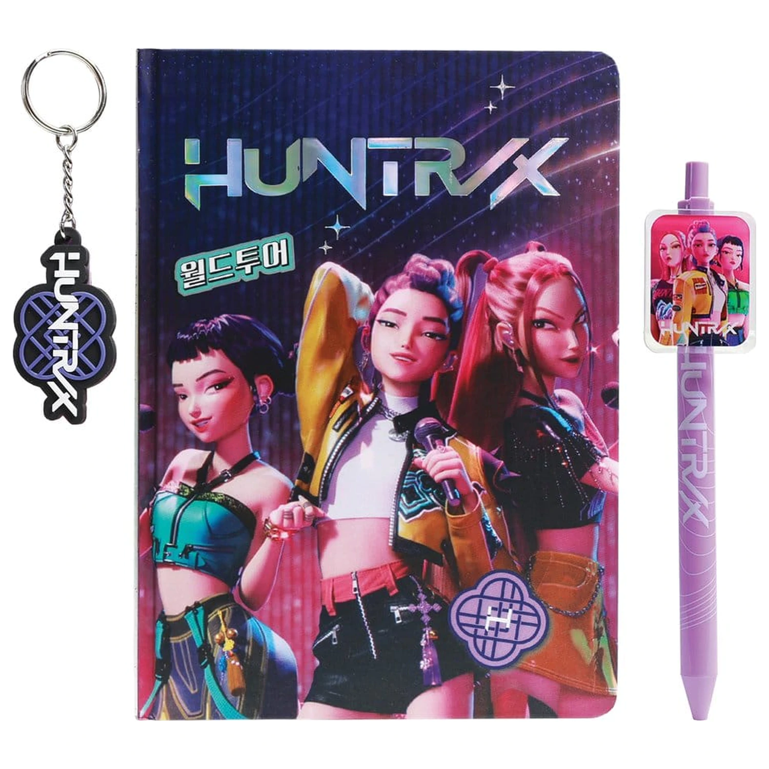 KPop Demon Hunters Notizbuch Geschenk Set Huntr/x Produktfoto