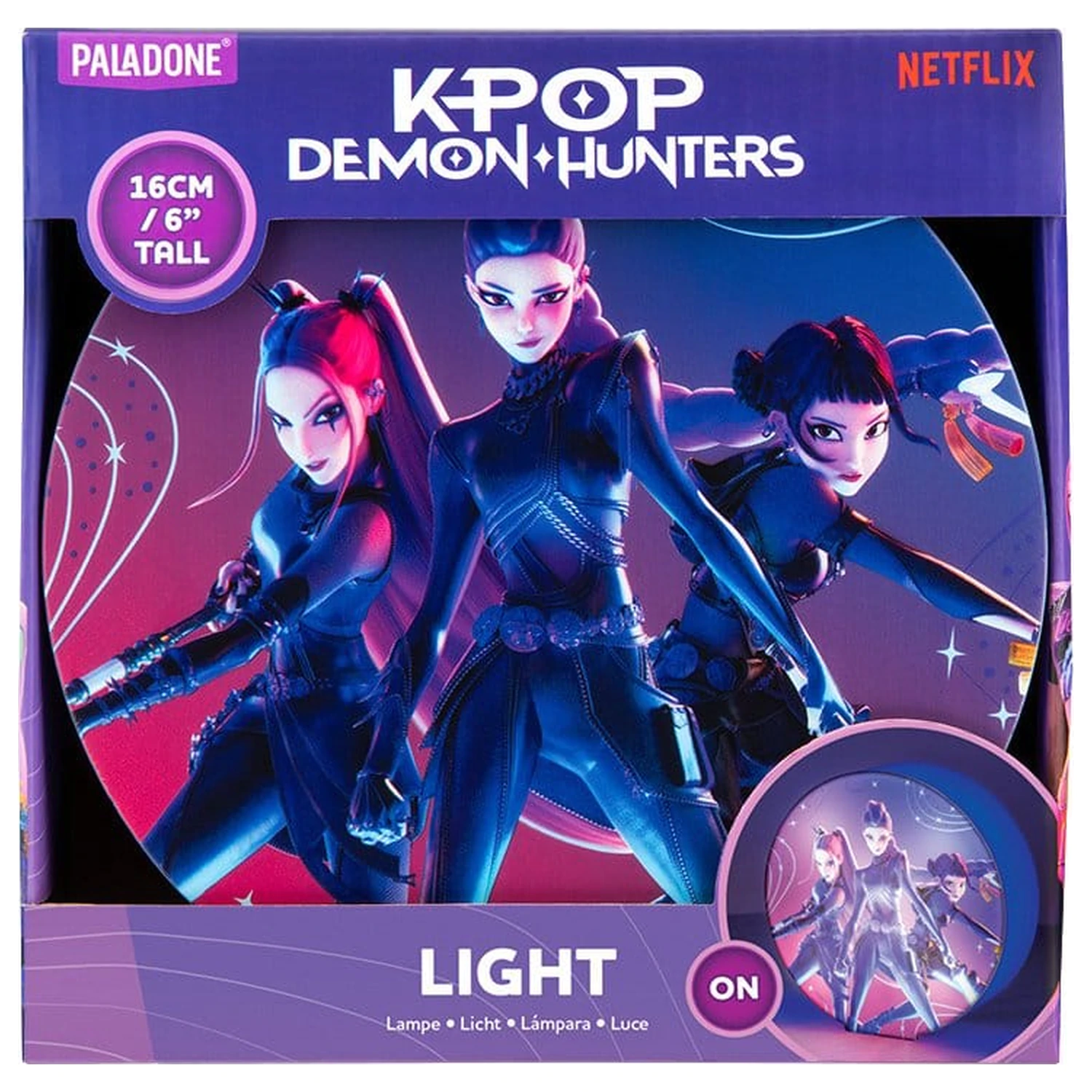 KPop Demon Hunters Leuchtkasten 16 cm Produktfoto