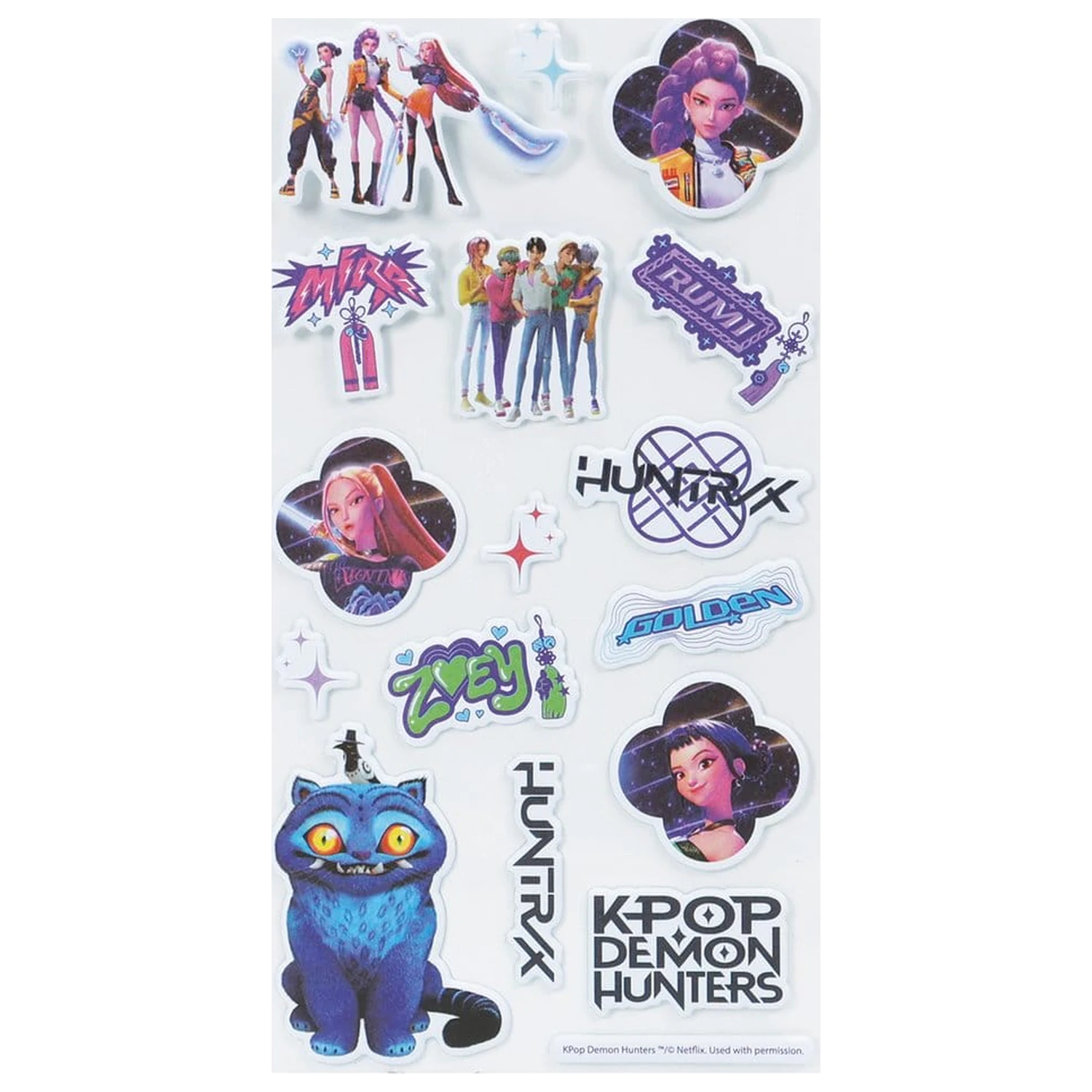 KPop Demon Hunters Sticker Set Puff Produktfoto