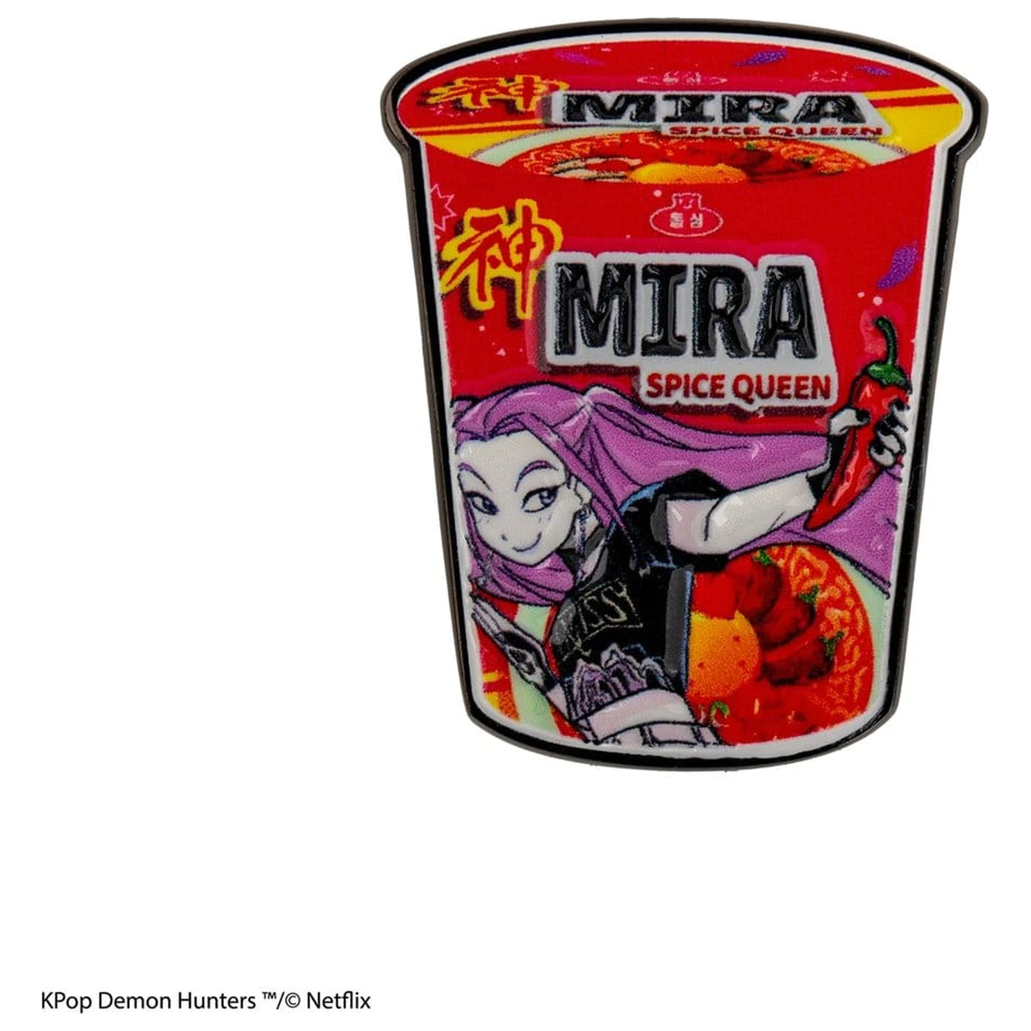 KPop Demon Hunters Pin Mira Spice Queen Nudeln Produktfoto
