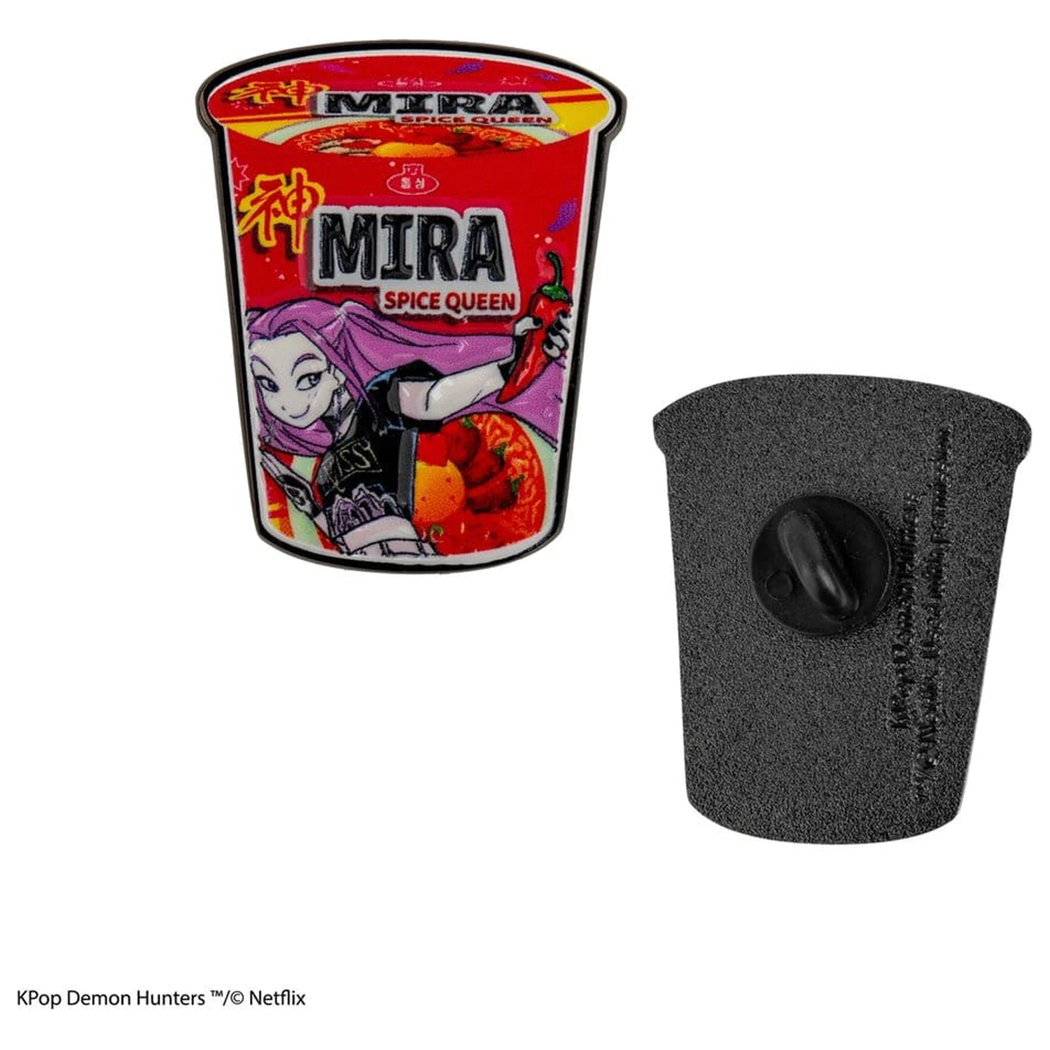KPop Demon Hunters Pin Mira Spice Queen Nudeln Produktfoto