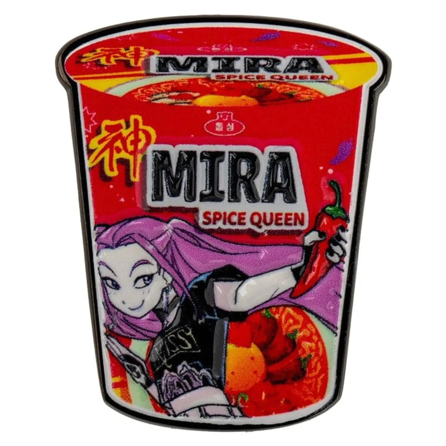 KPop Demon Hunters Pin Mira Spice Queen Nudeln Produktfoto