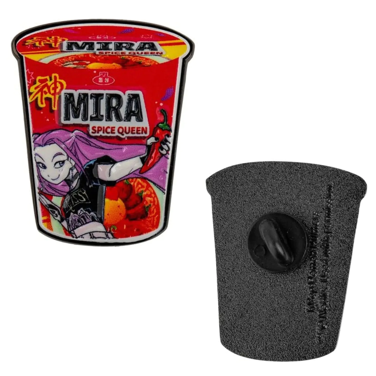 KPop Demon Hunters Pin Mira Spice Queen Nudeln Produktfoto