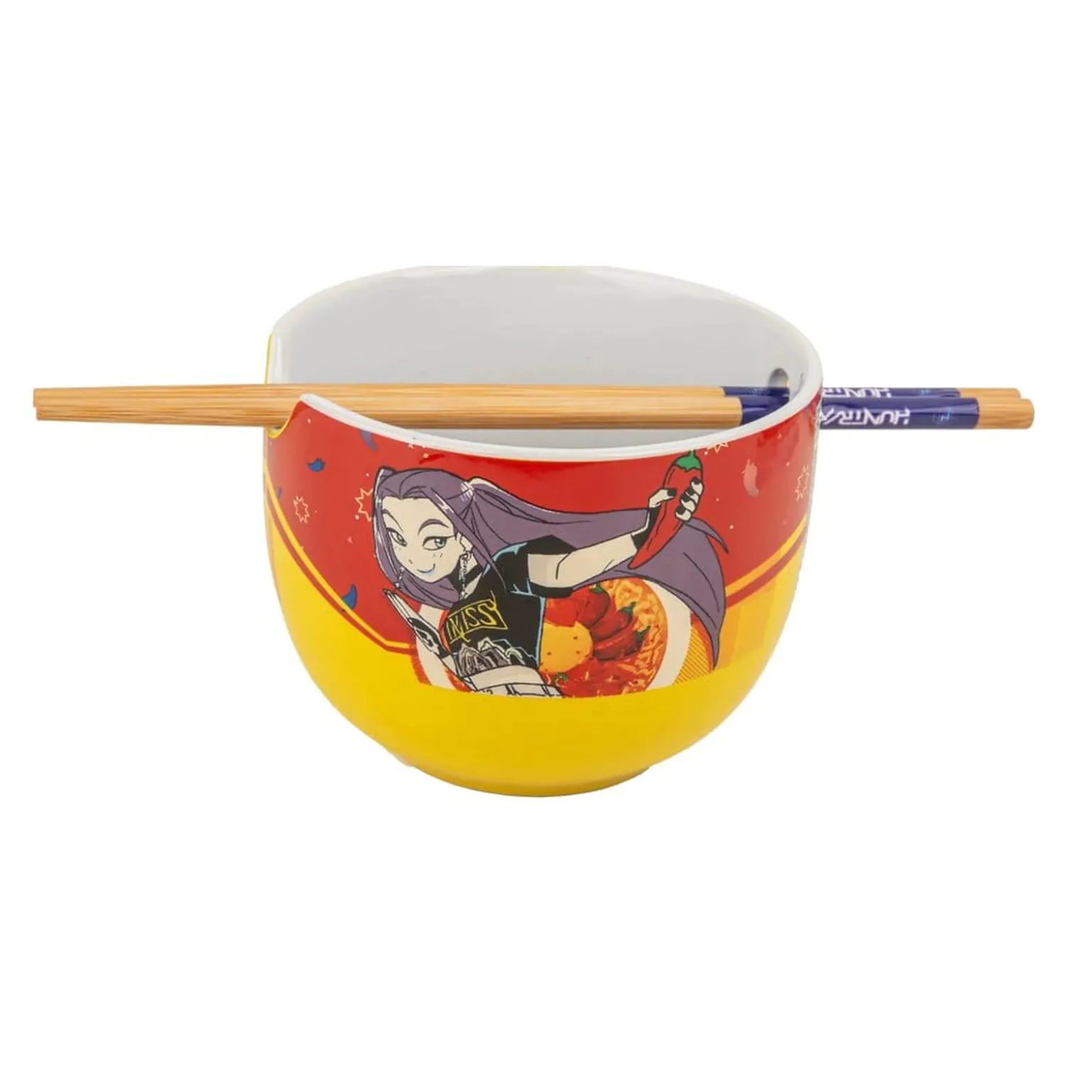 KPop Demon Hunters Ramen Schale mit Essstäbchen Mira Spice Queen Produktfoto