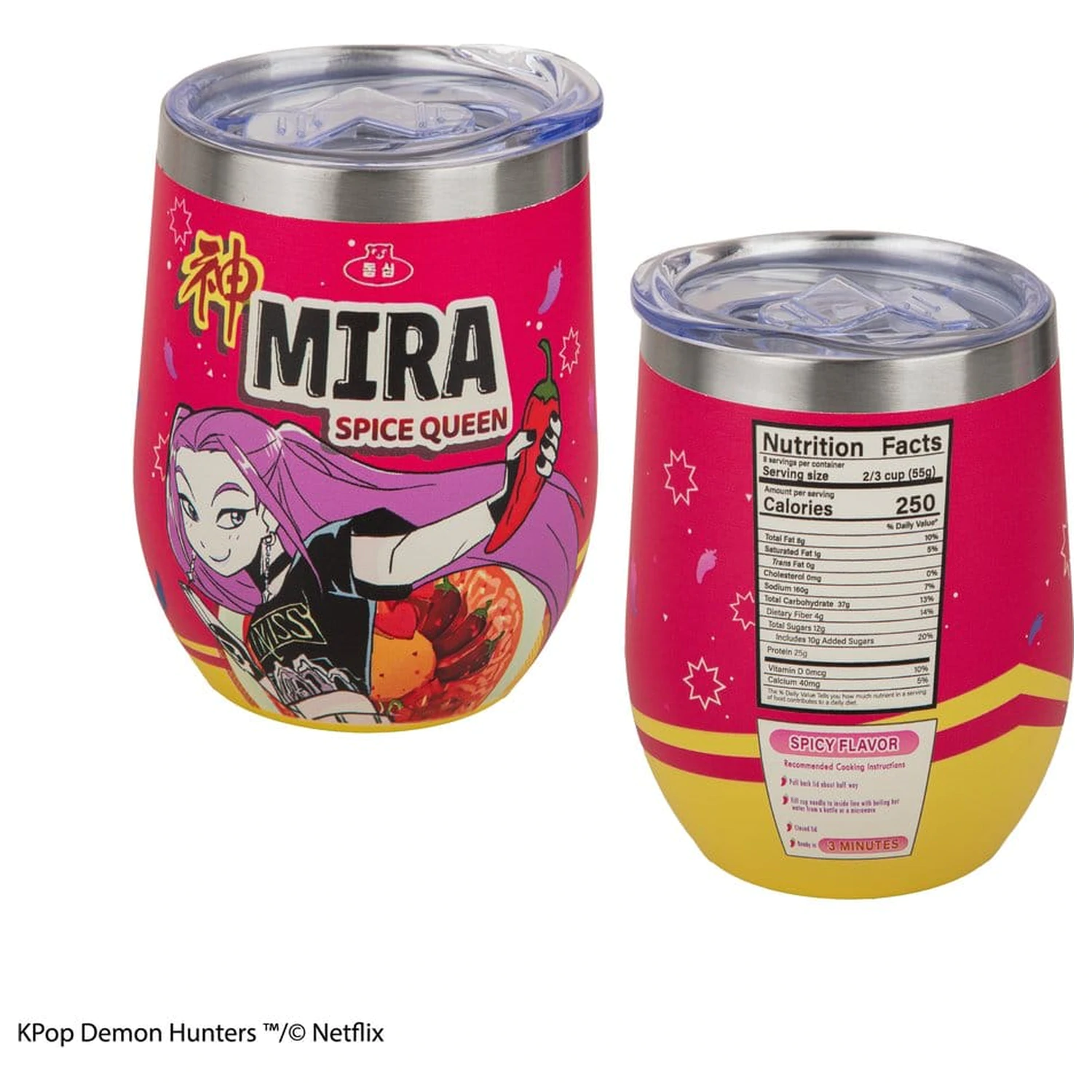 KPop Demon Hunters Reisebecher Mira Spice Queen Produktfoto