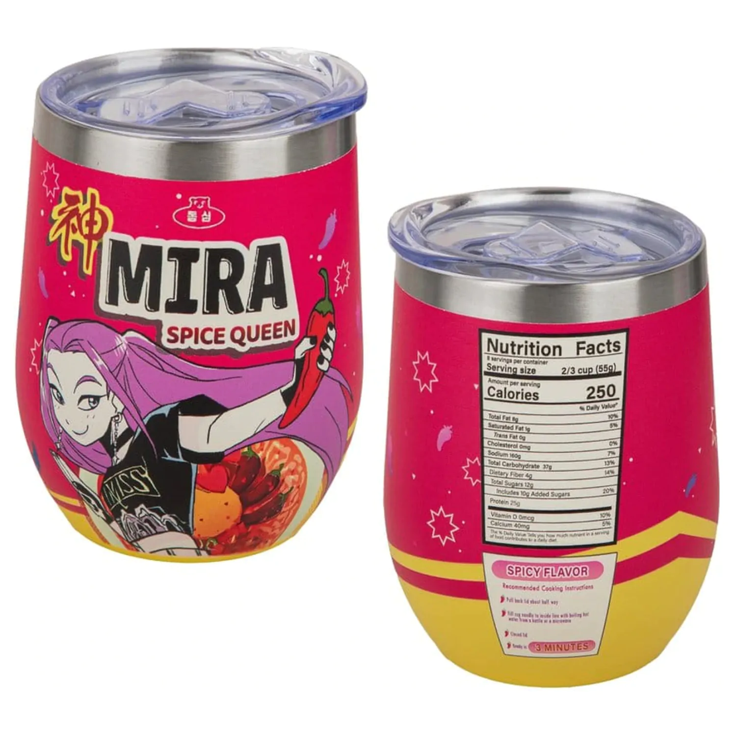 KPop Demon Hunters Reisebecher Mira Spice Queen Produktfoto