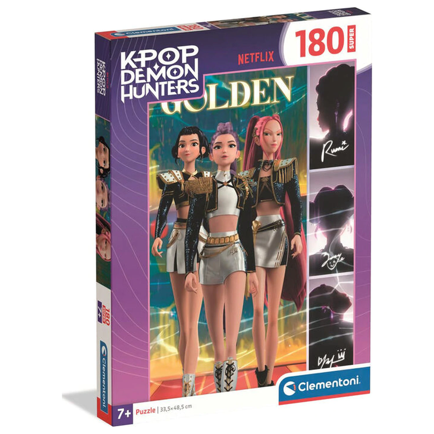 Kpop Demon Hunters Puzzle 180 Teile Produktfoto