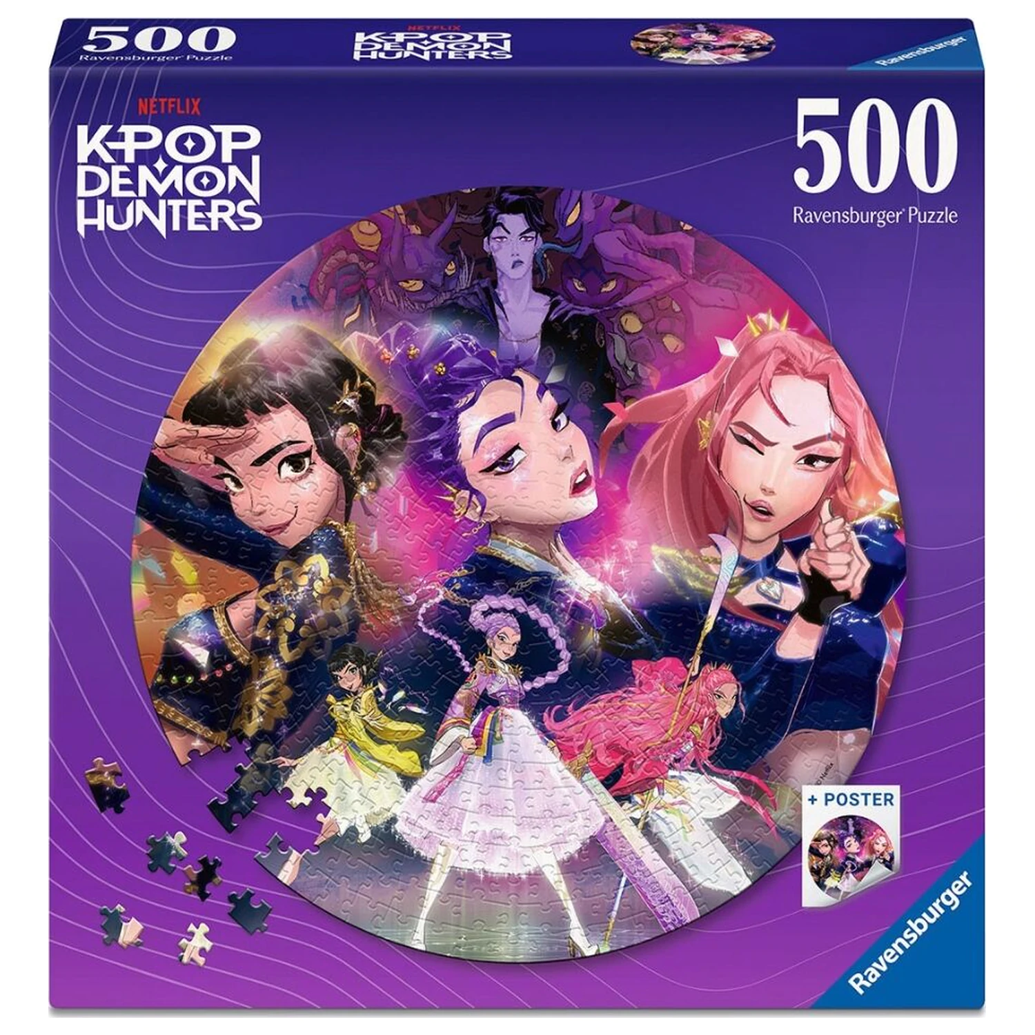 Kpop Demon Hunters Puzzle 500 Teile Produktfoto