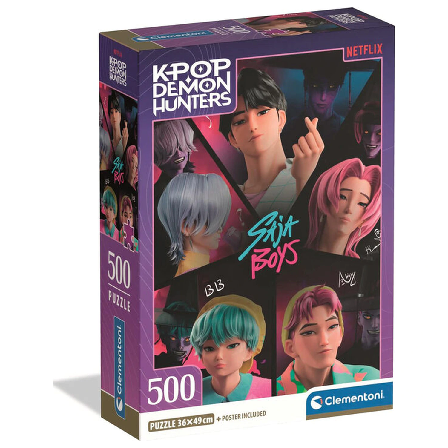 Kpop Demon Hunters Puzzle 500 Teile Produktfoto
