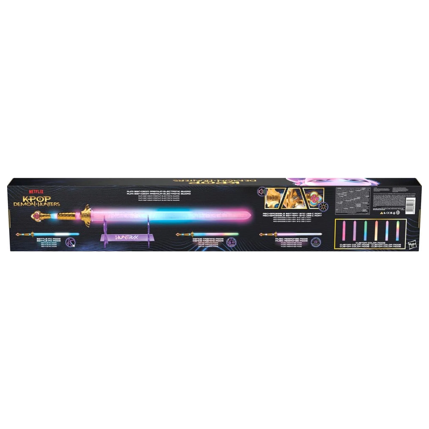 KPop Demon Hunters Rumi Sain-Geom Premium elektronisches Schwert Produktfoto
