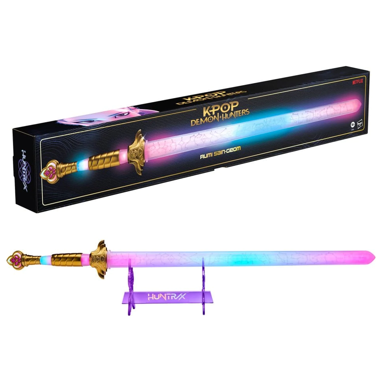 KPop Demon Hunters Rumi Sain-Geom Premium elektronisches Schwert Produktfoto