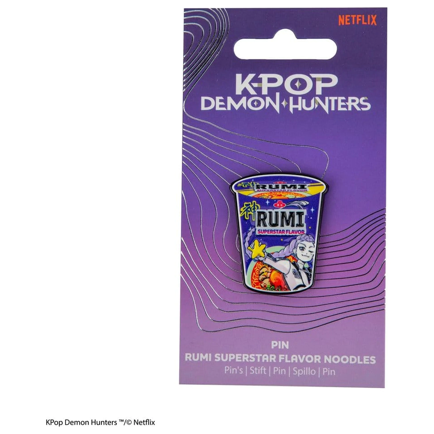 KPop Demon Hunters Pin Rumi Superstar Flavor Nudeln Produktfoto