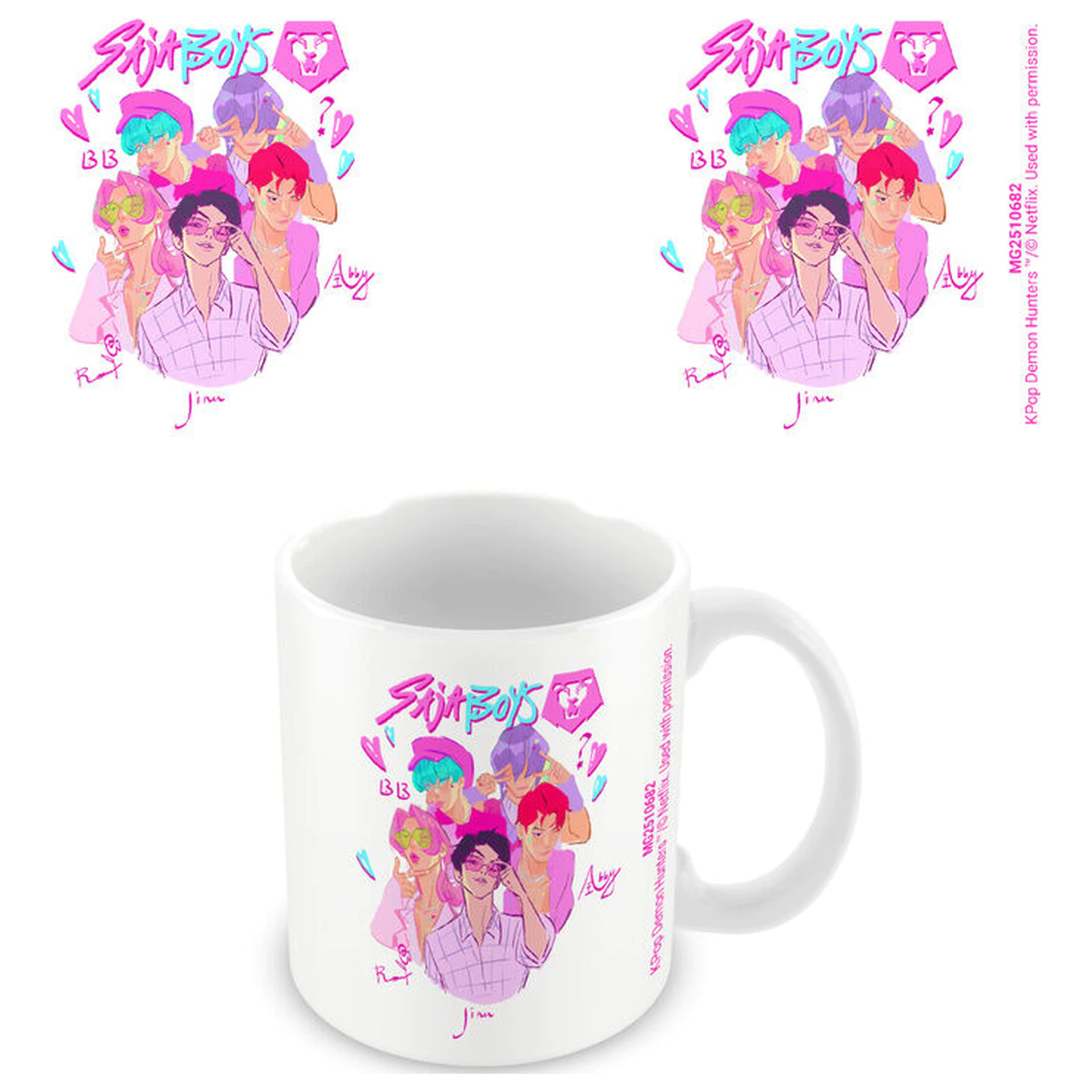 KPop Demon Hunters Saja Boys Graphic Tasse 325ml Produktfoto