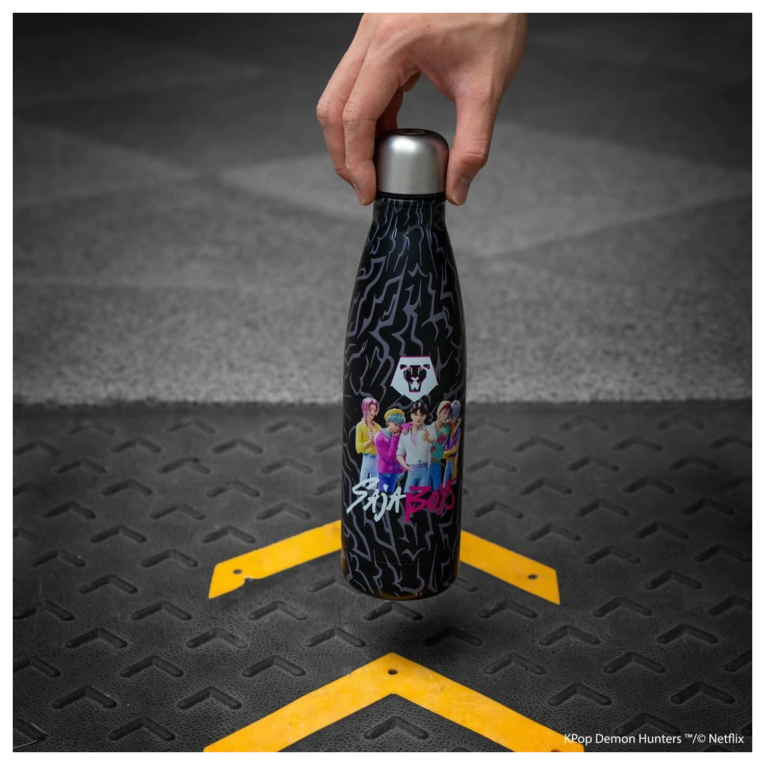 KPop Demon Hunters Trinkflasche Saja Boys Produktfoto