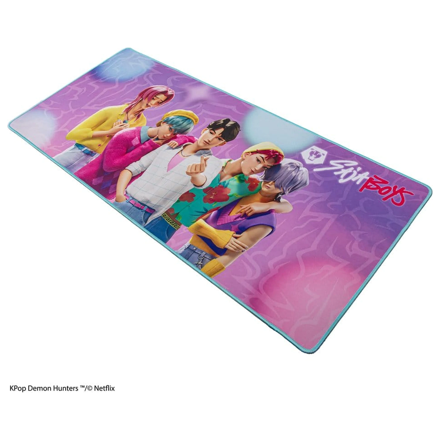 KPop Demon Hunters Schreibtischunterlage Saja Boys XL Produktfoto