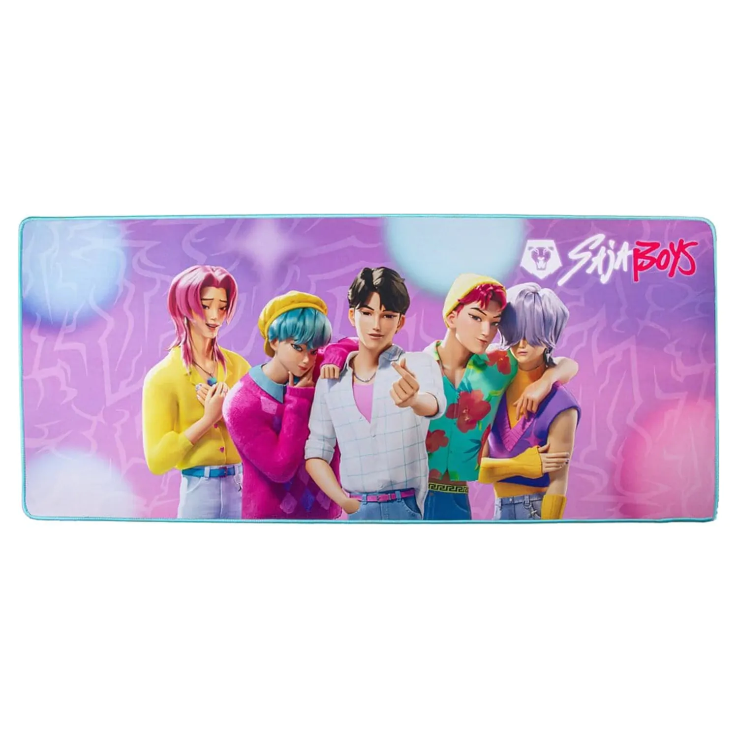 KPop Demon Hunters Schreibtischunterlage Saja Boys XL Produktfoto