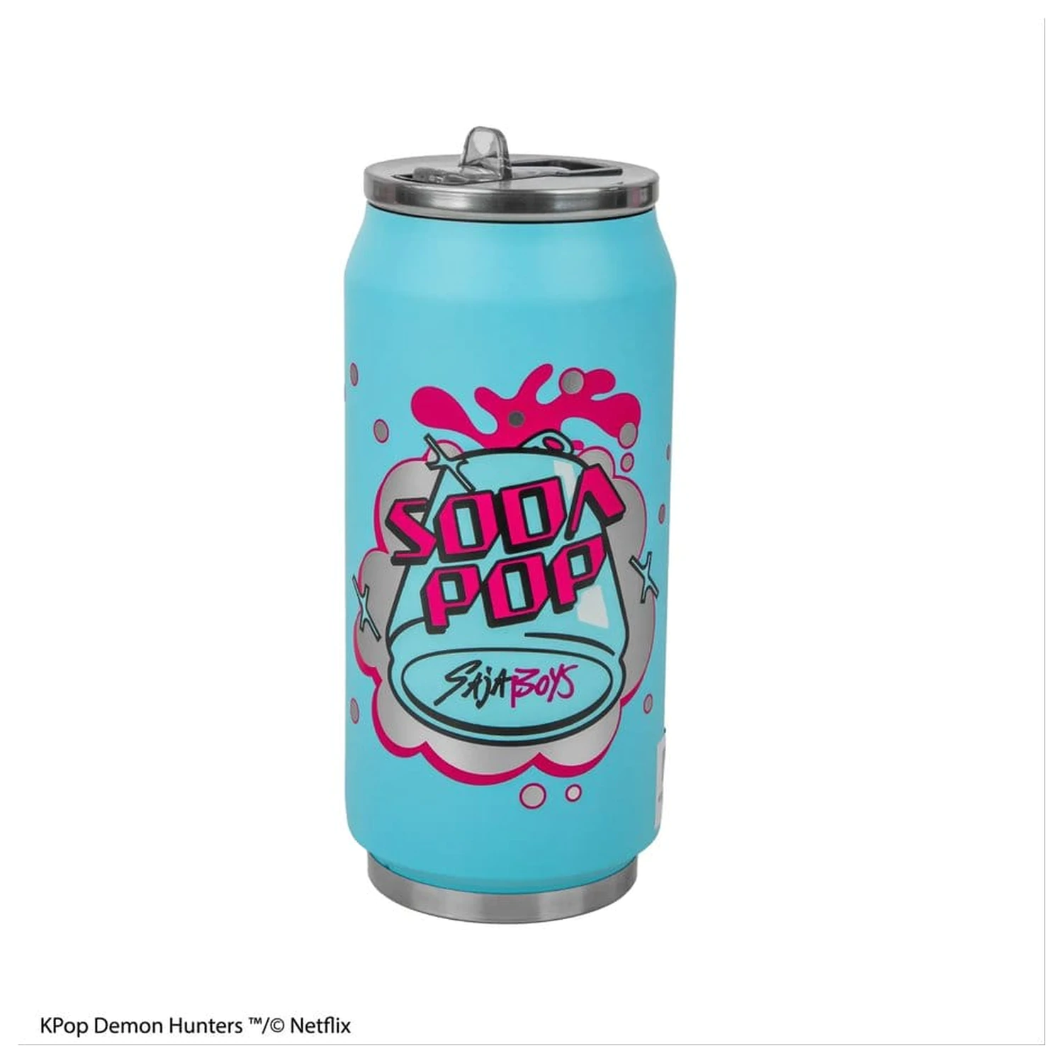 KPop Demon Hunters Thermal Trinkhalmbecher Soda Pop Can Produktfoto